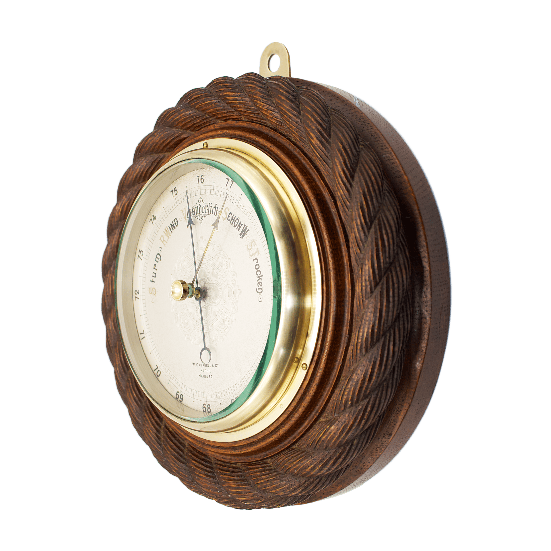 Marine-Style Aneroid Barometer