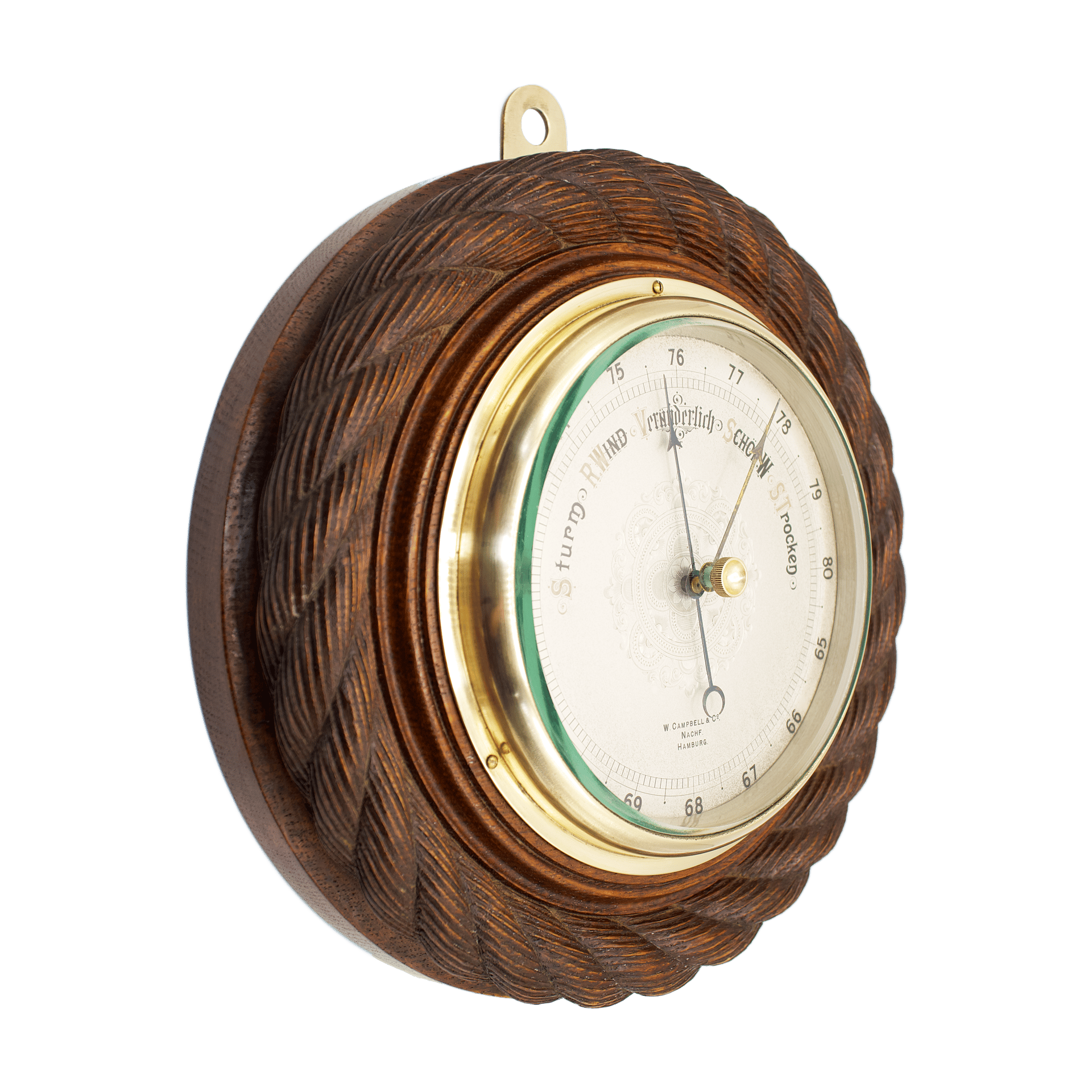 Marine-Style Aneroid Barometer