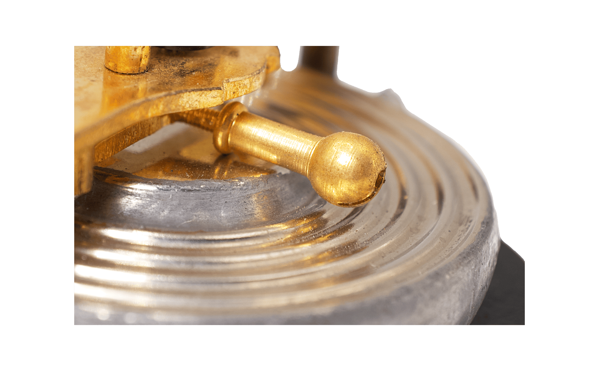 Curved Thermometer Aneroid Barometer