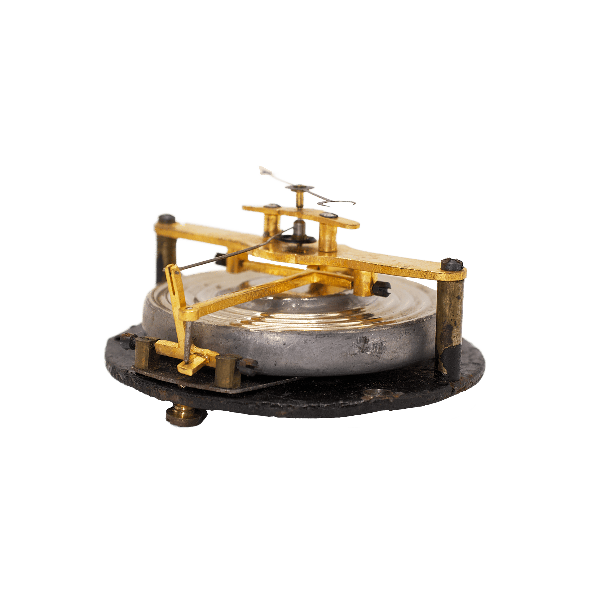 Curved Thermometer Aneroid Barometer