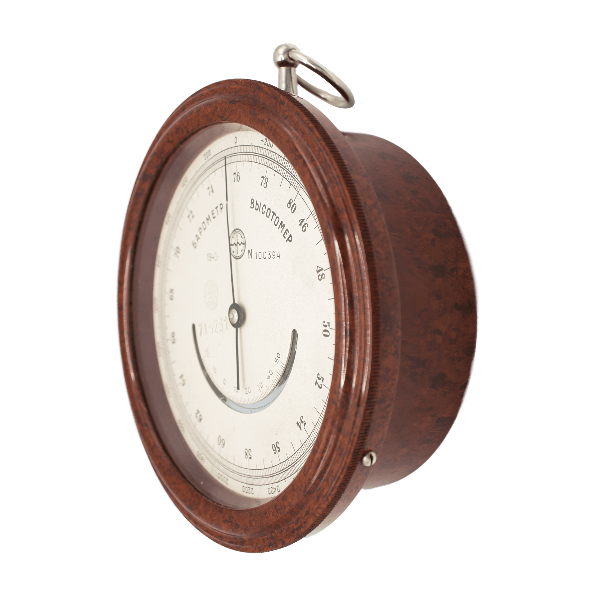 Soviet Bakelite Barometer Altimeter