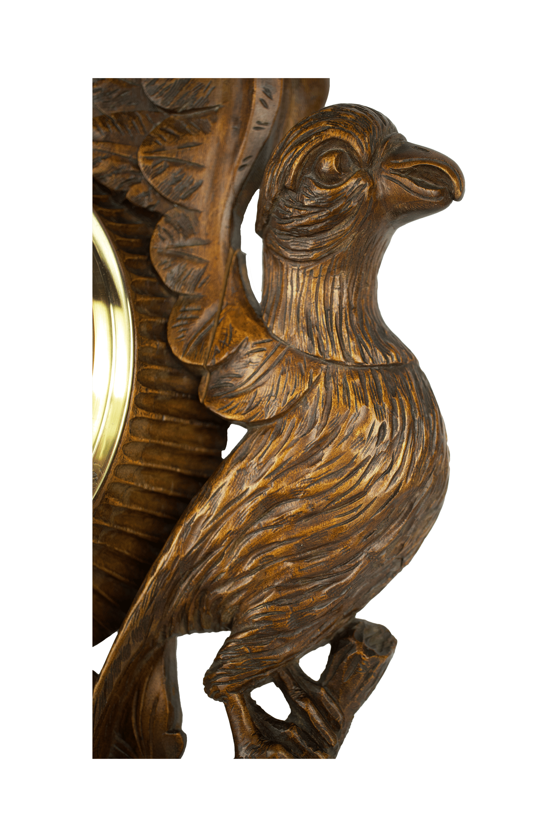 Black Forest carved barometer