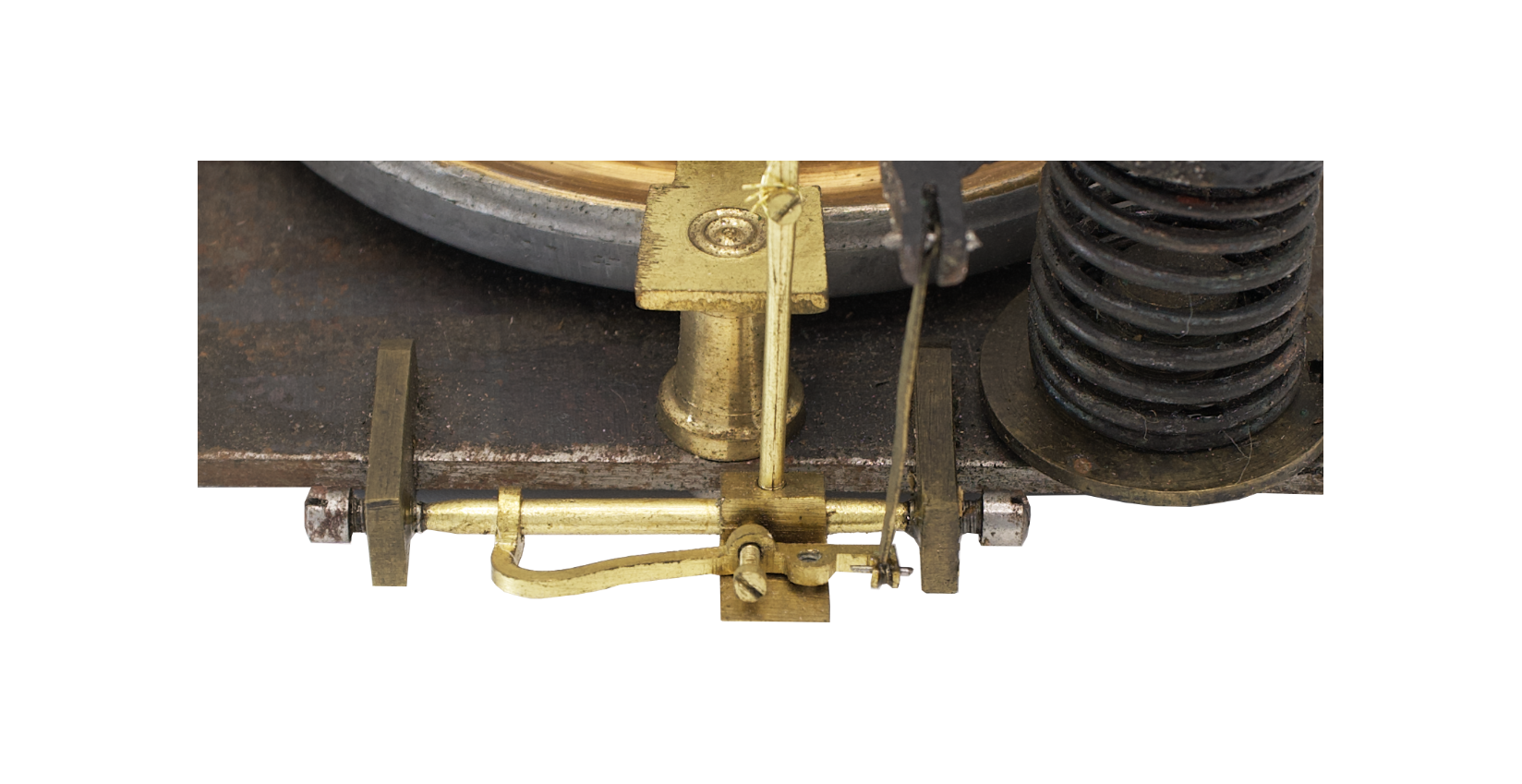 Very early oak case aneroid barometer