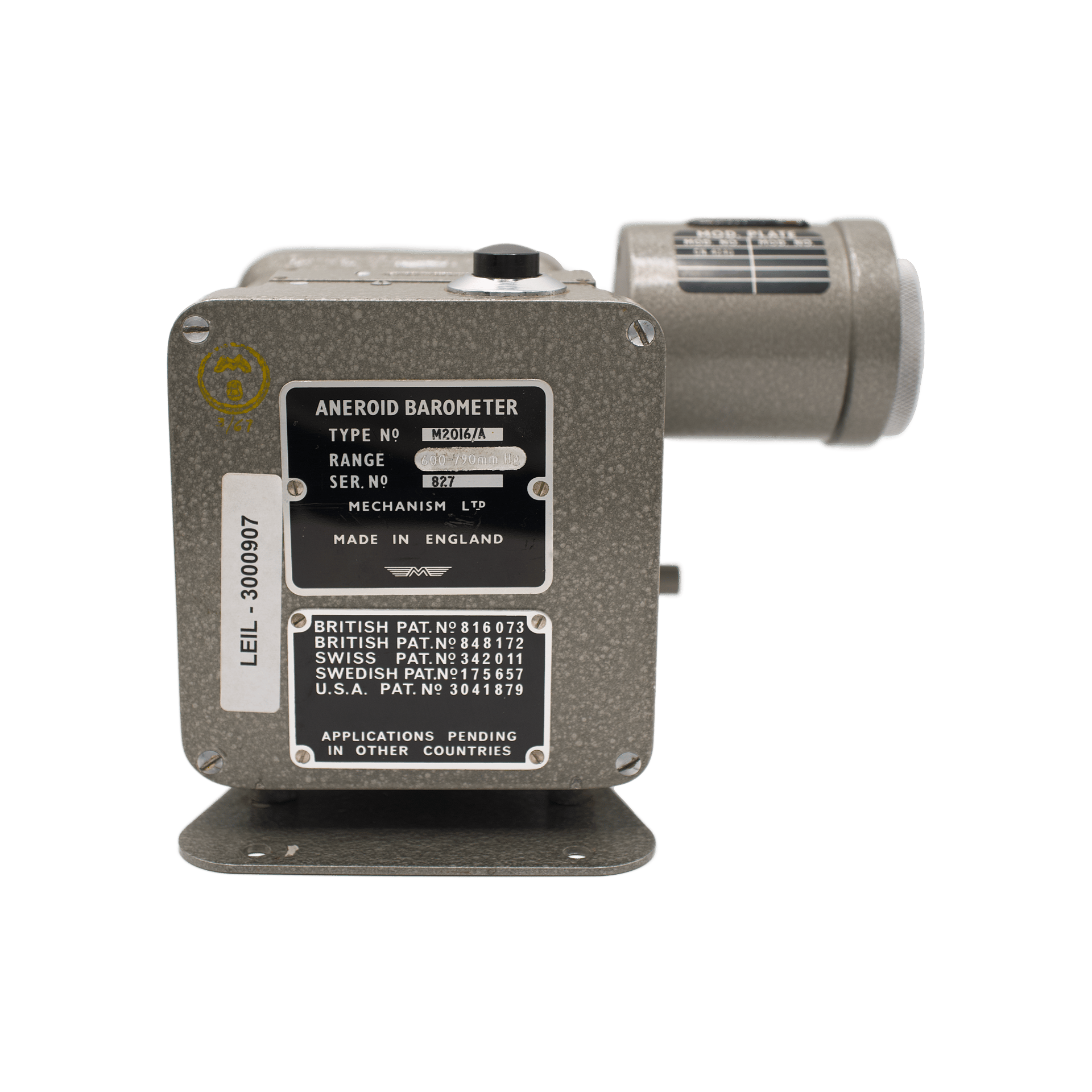 Electro-mechanical precision aneroid barometer