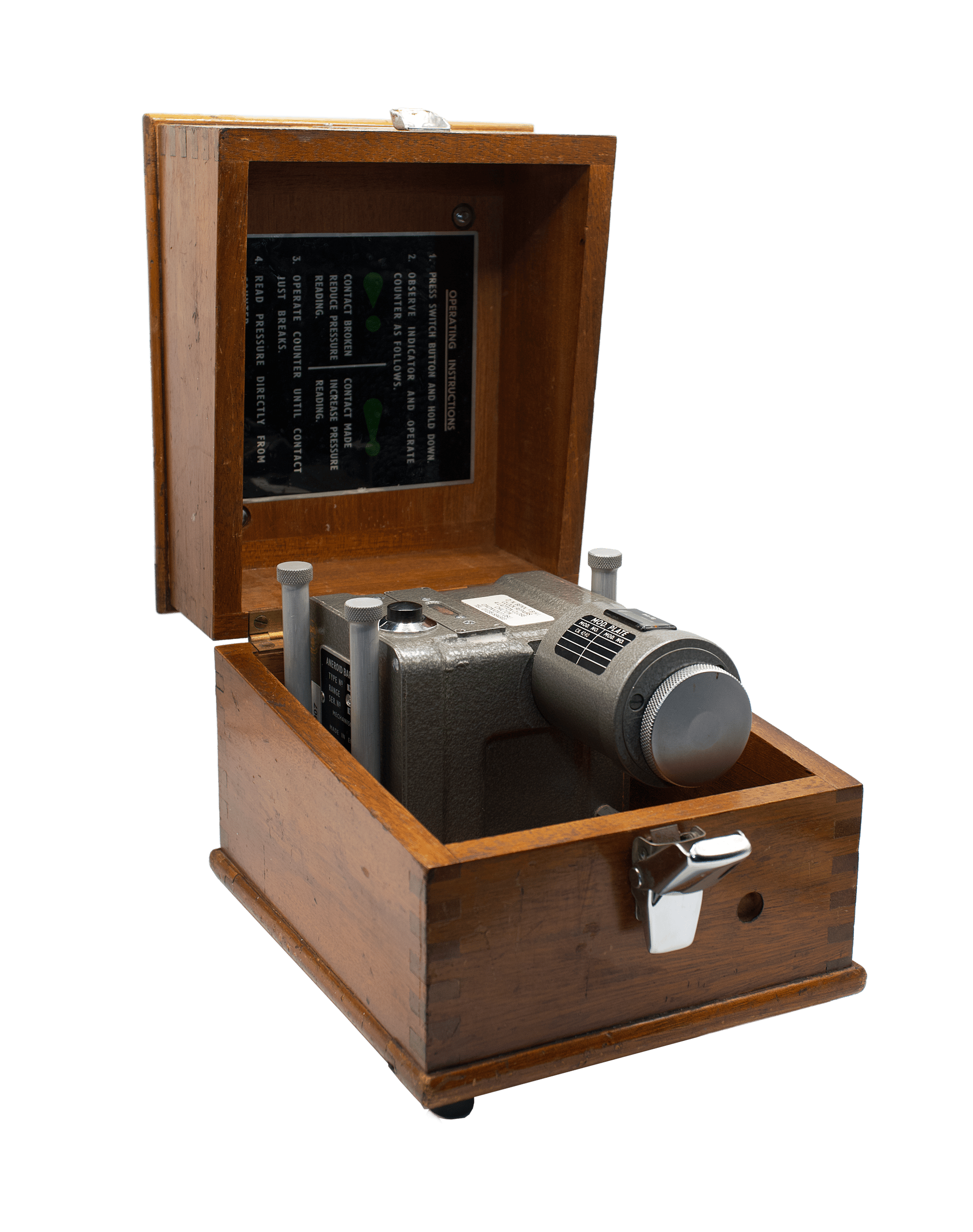 Electro-mechanical precision aneroid barometer