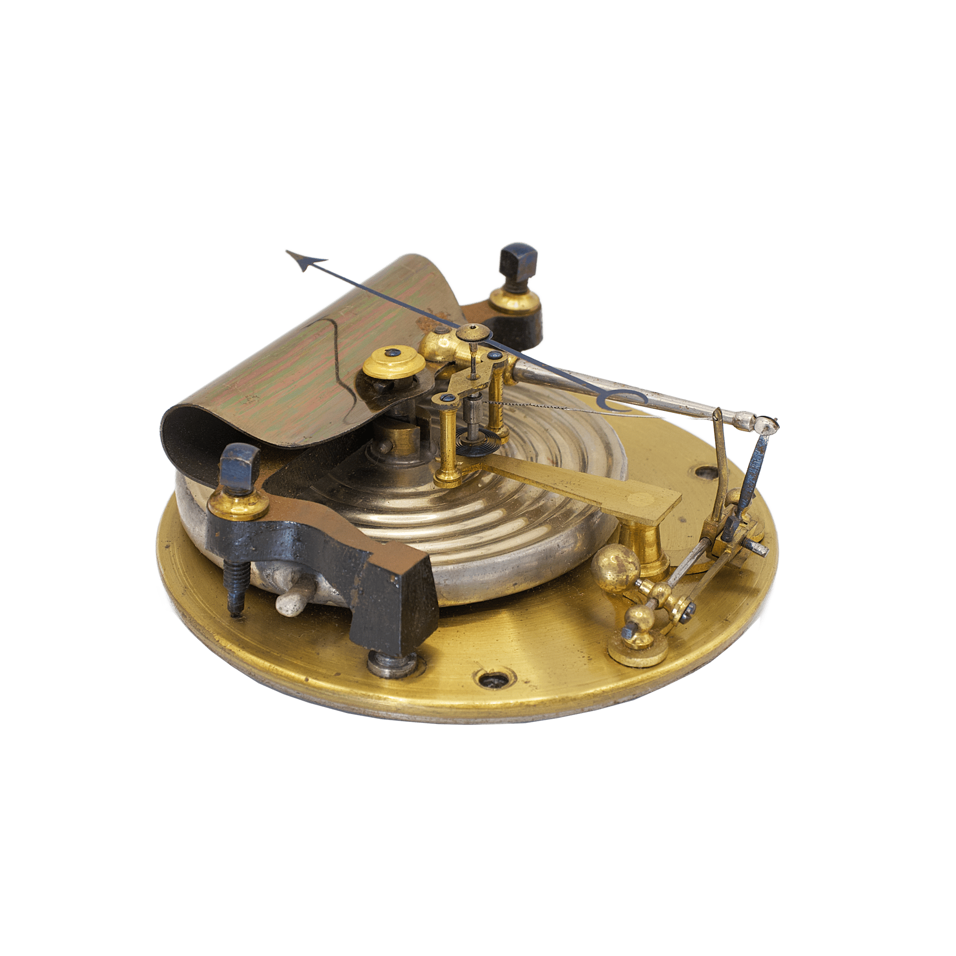 Hollandisch Glass-Dial Brass Barometer