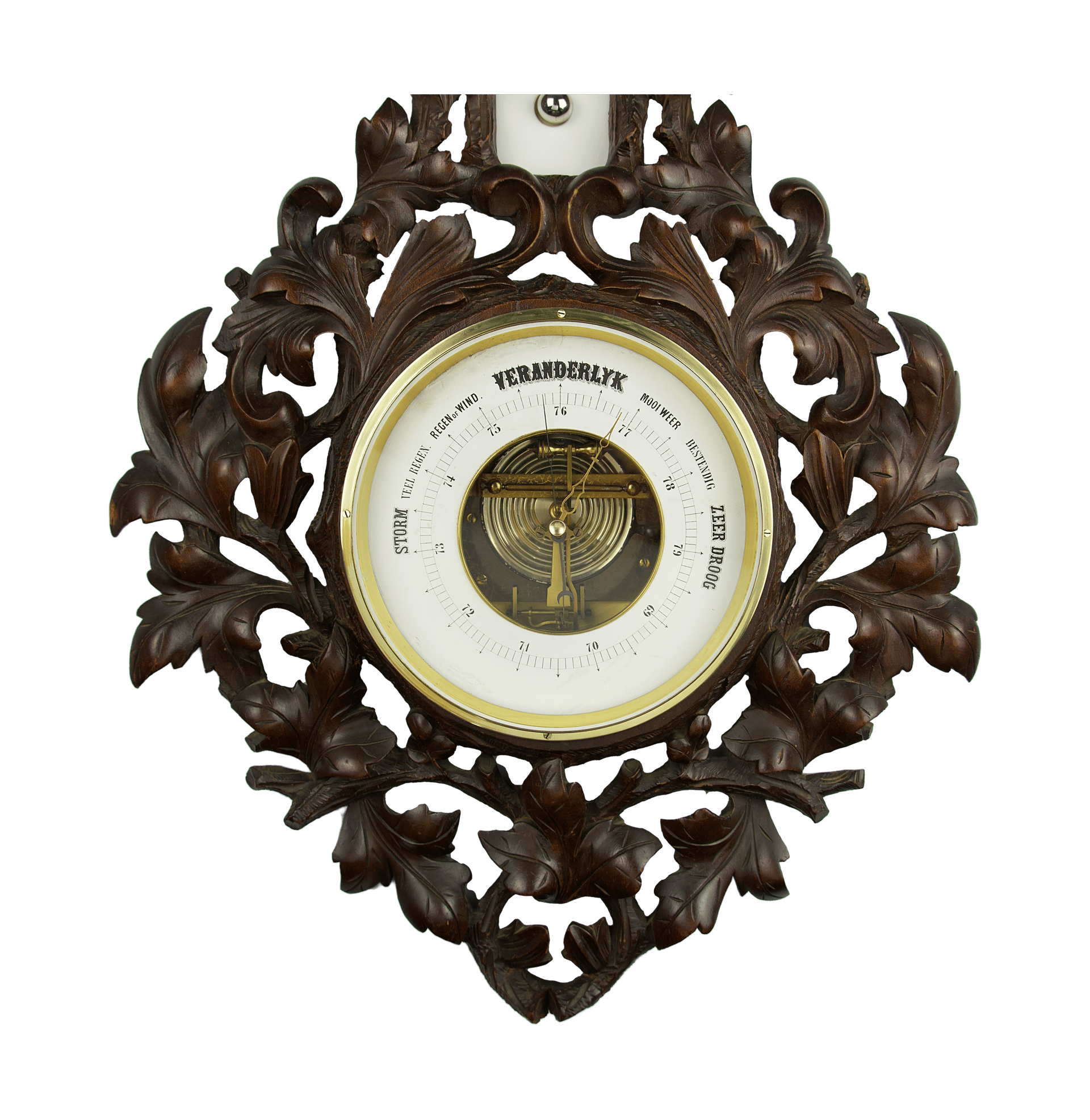 Counterweight barometer