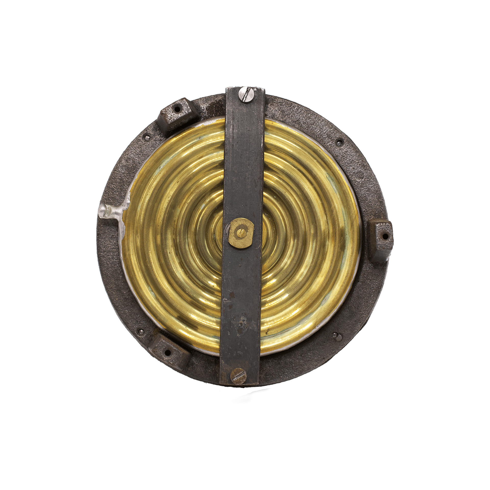 Carved Walnut-Cased Aneroid Barometer