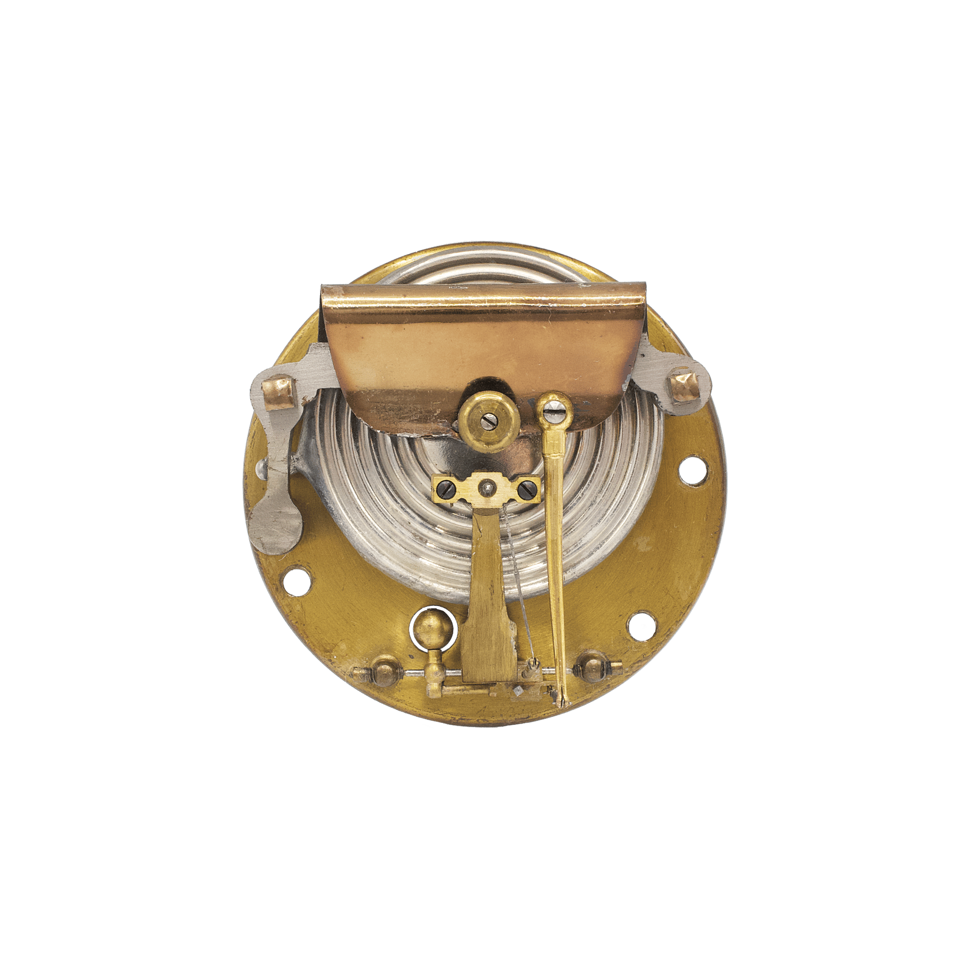 Miniature Brass-cased Aneroid Barometer