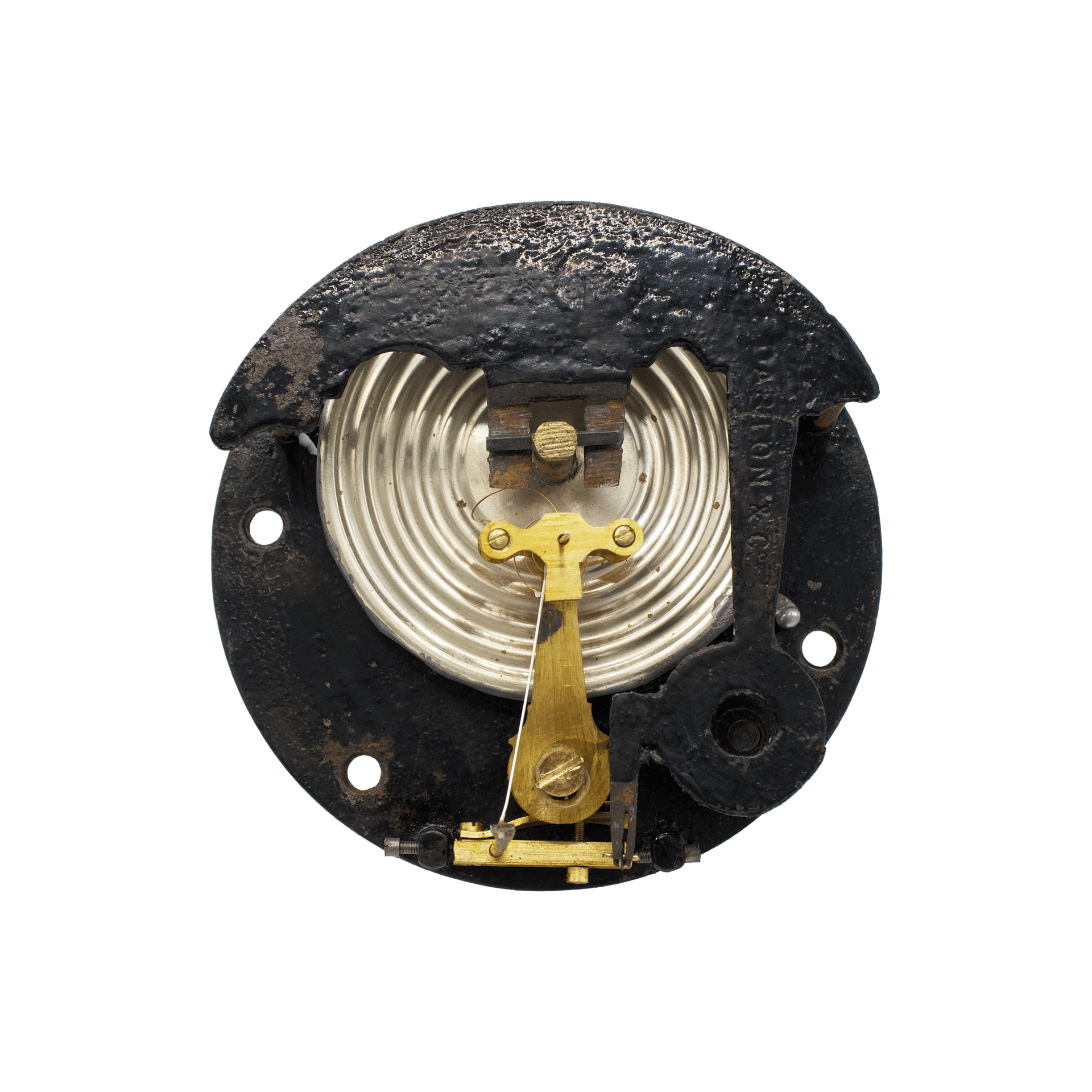 Blackletter Dial Aneroid Barometer