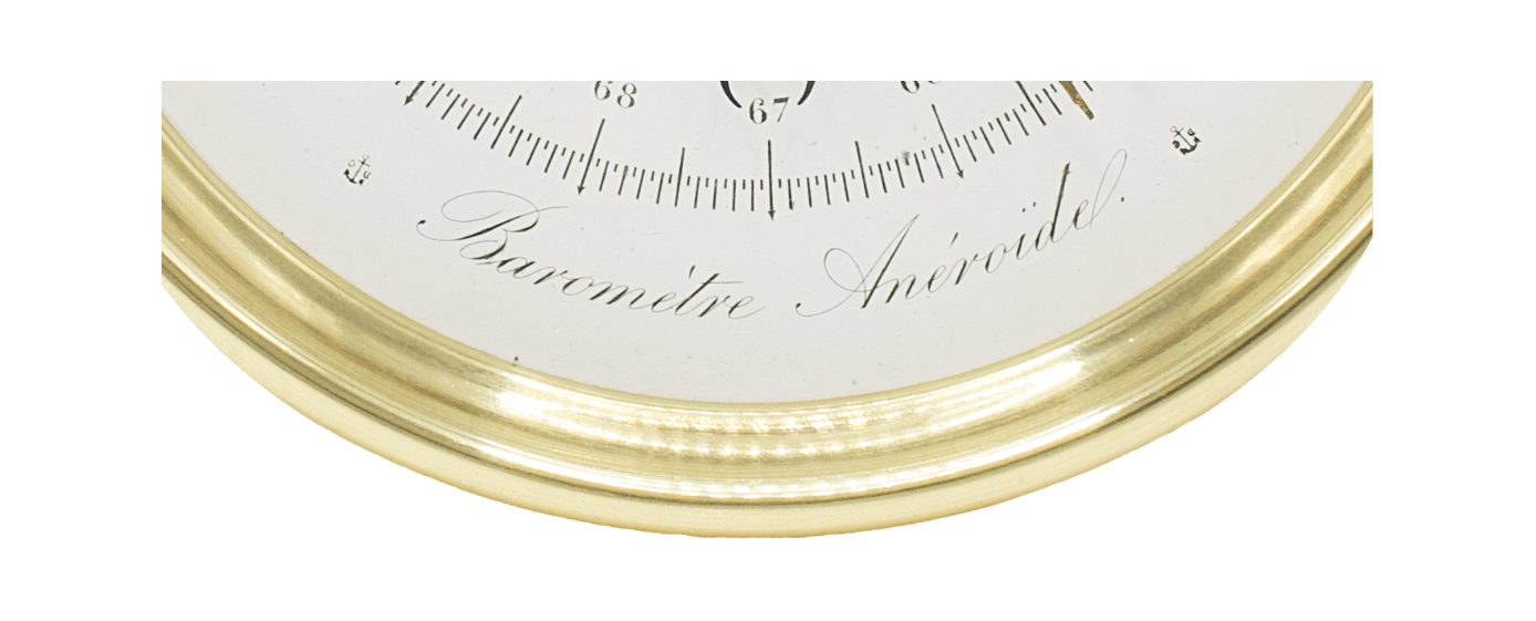 Fine Victorian Aneroid Barometer