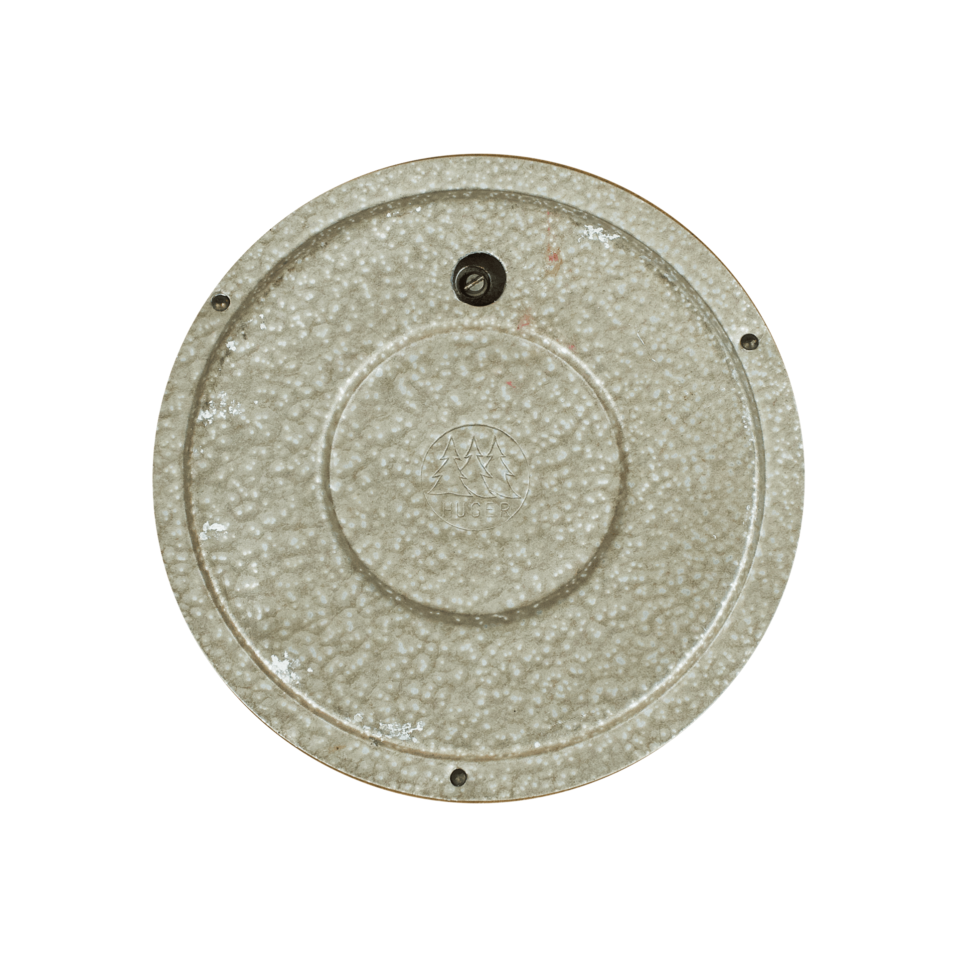 Advertising barometer with thermometer