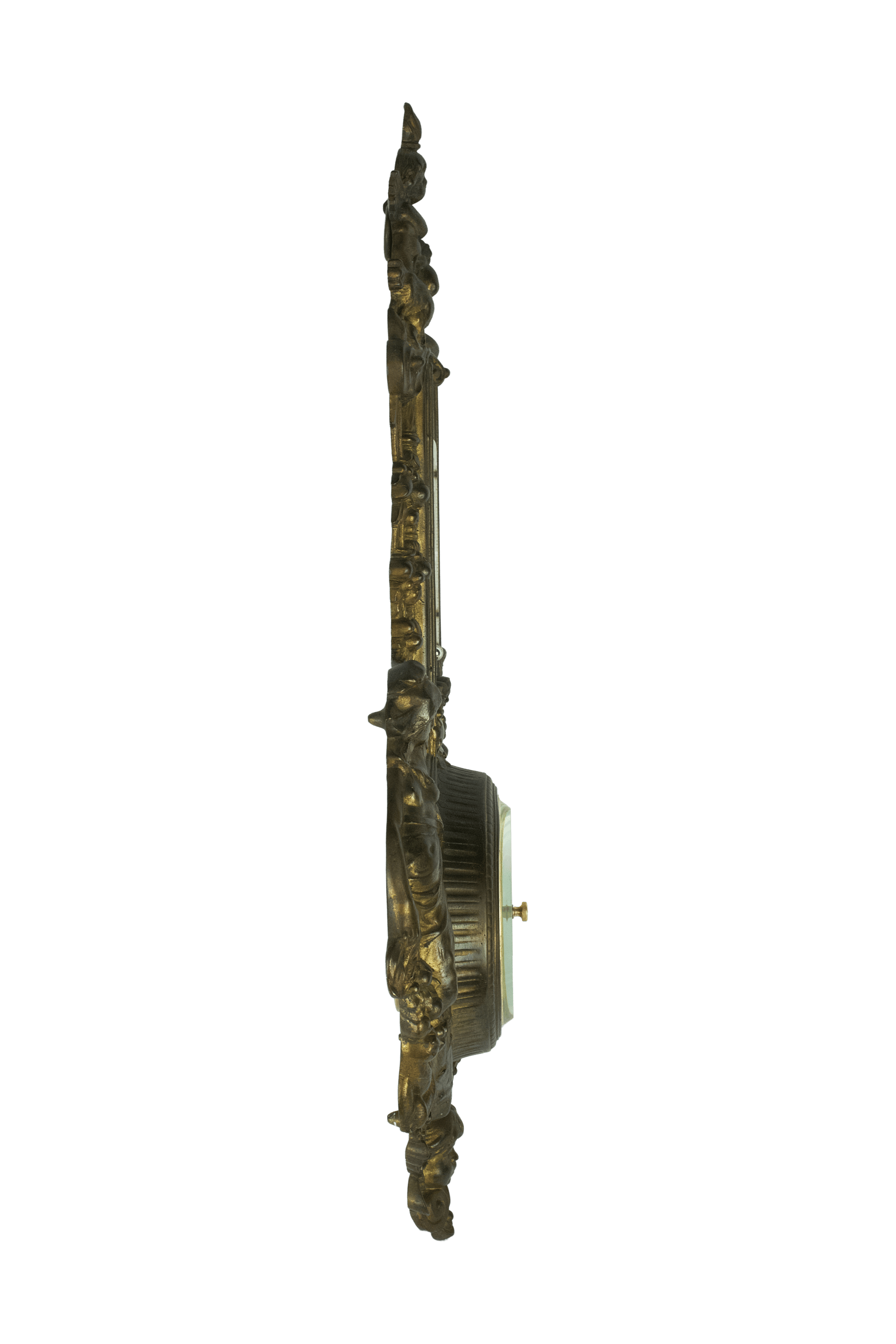 Allegorical Bronze Barometer
