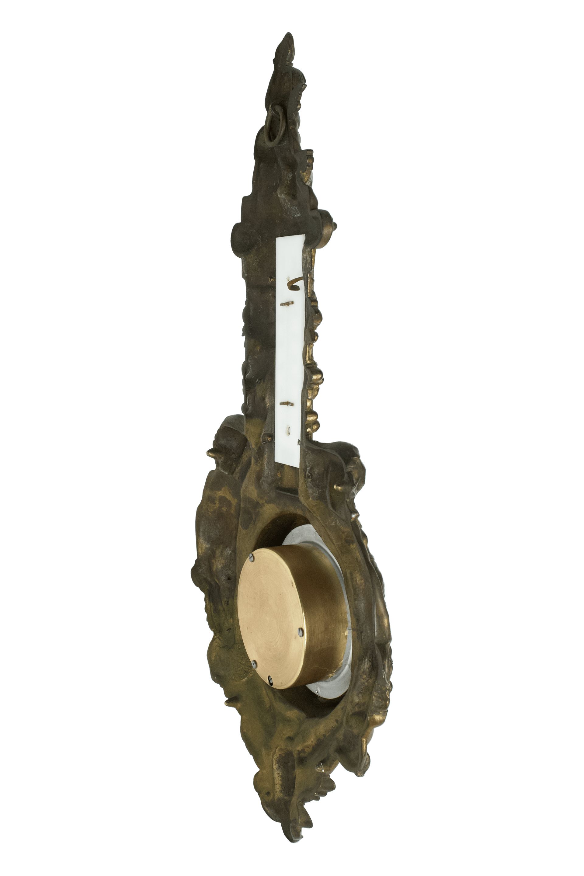 Allegorical Bronze Barometer