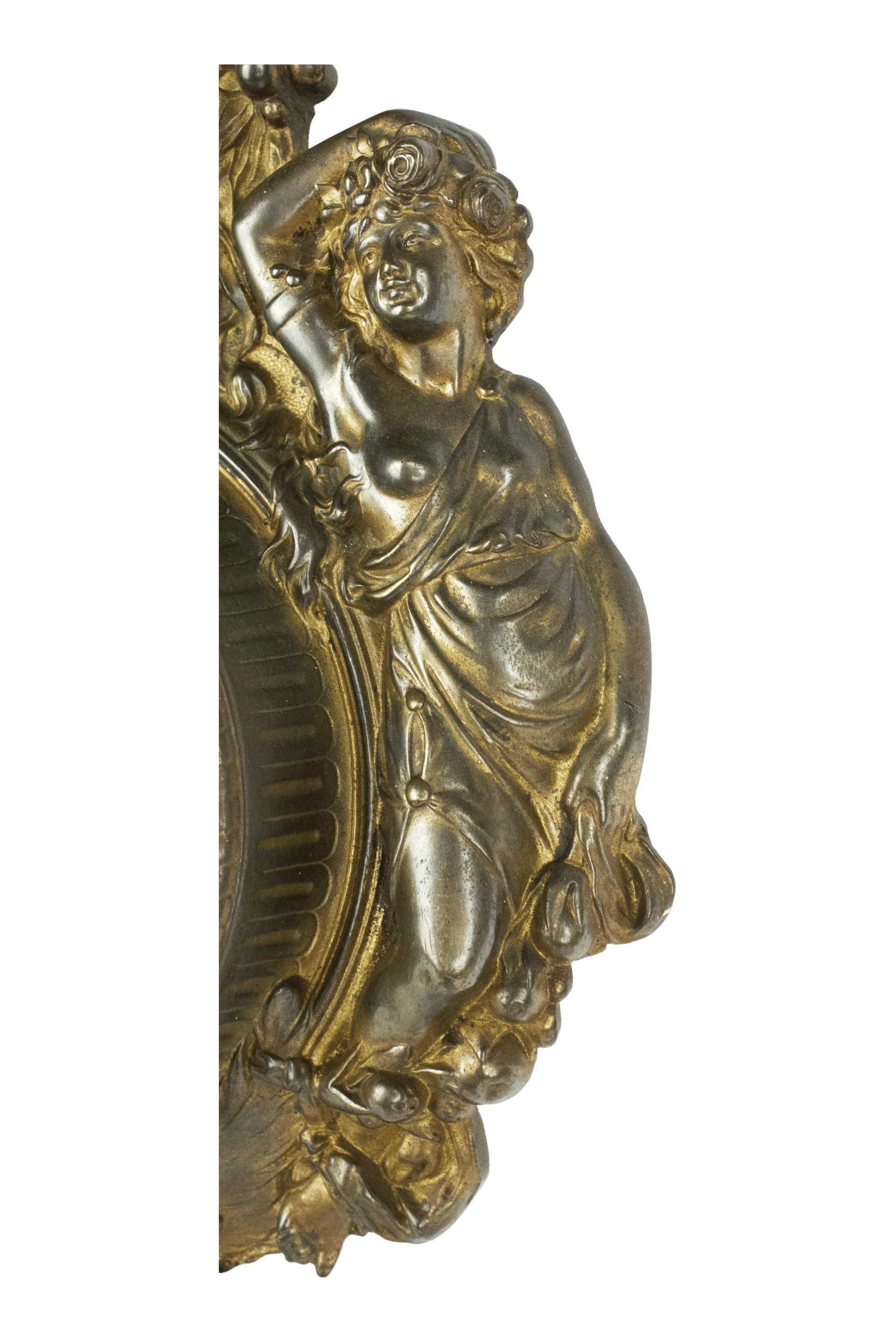 Allegorical Bronze Barometer