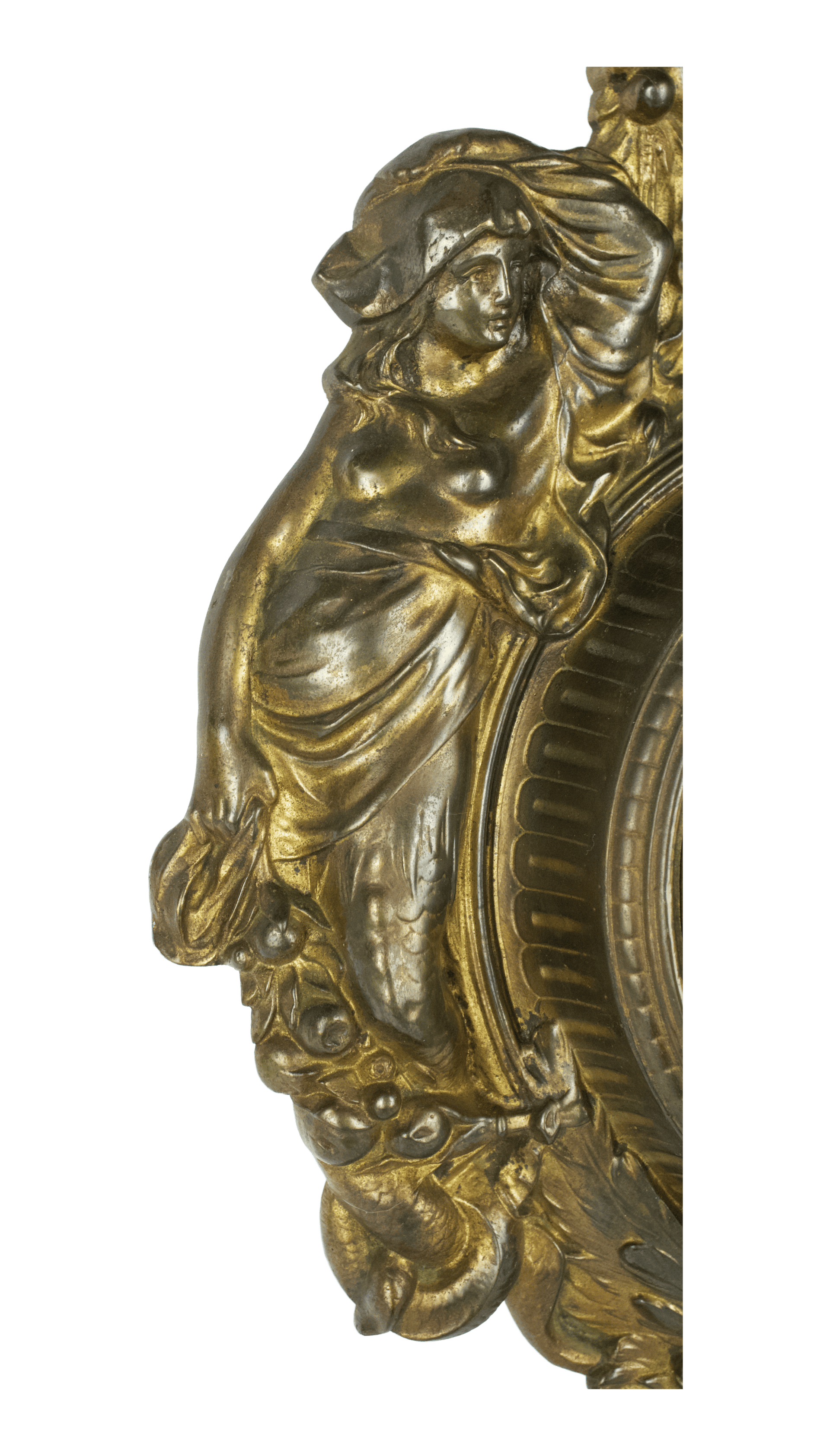 Allegorical Bronze Barometer