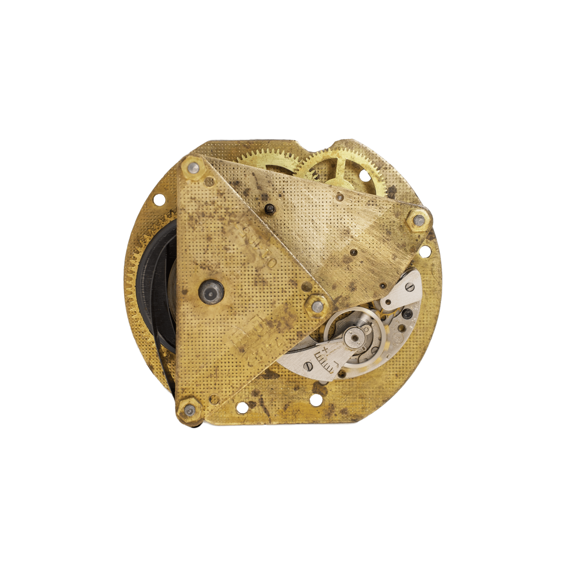 Mayak Wall Clock with Barometer and Thermometer