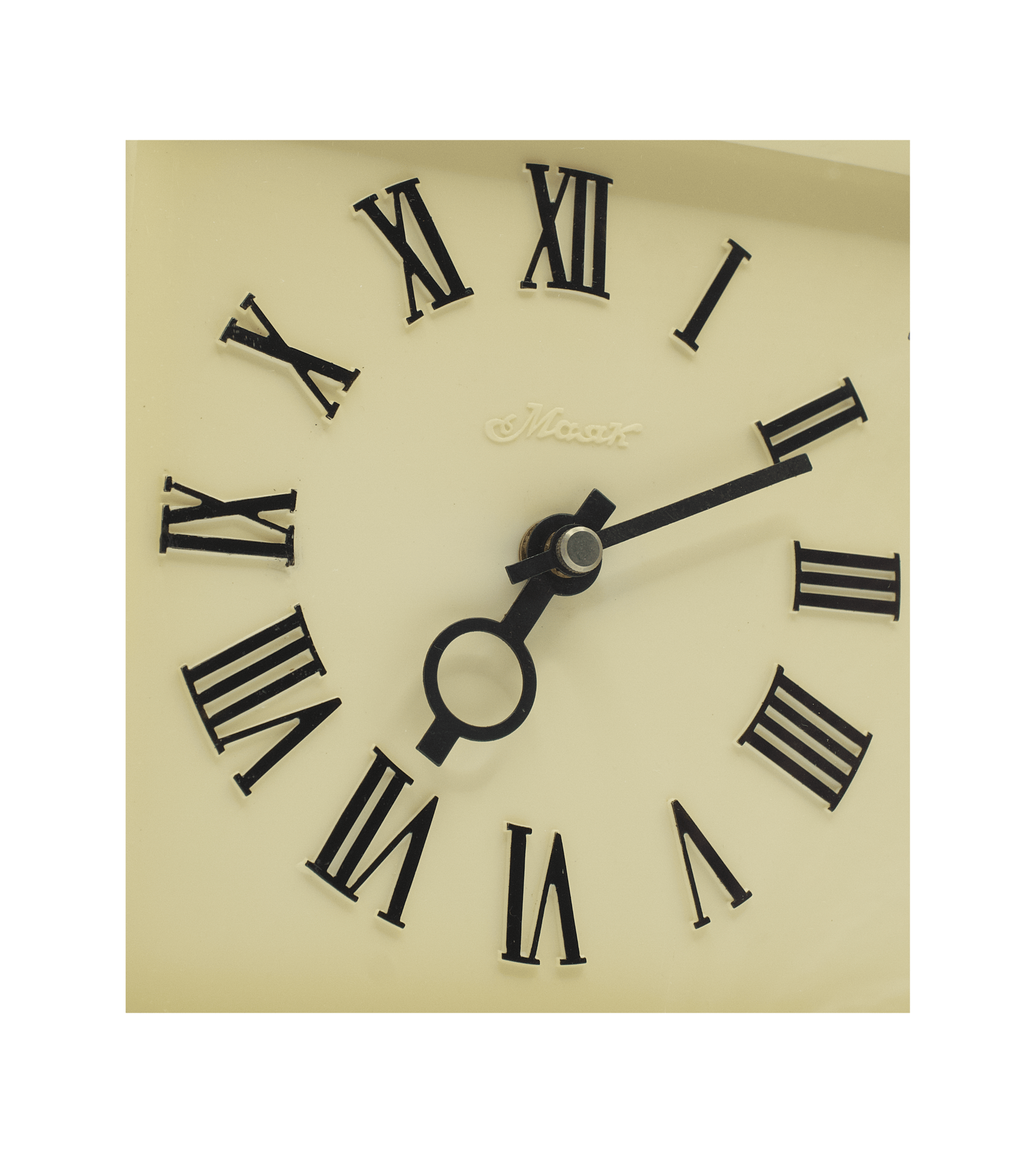 Mayak Desk Clock with Barometer and Thermometer
