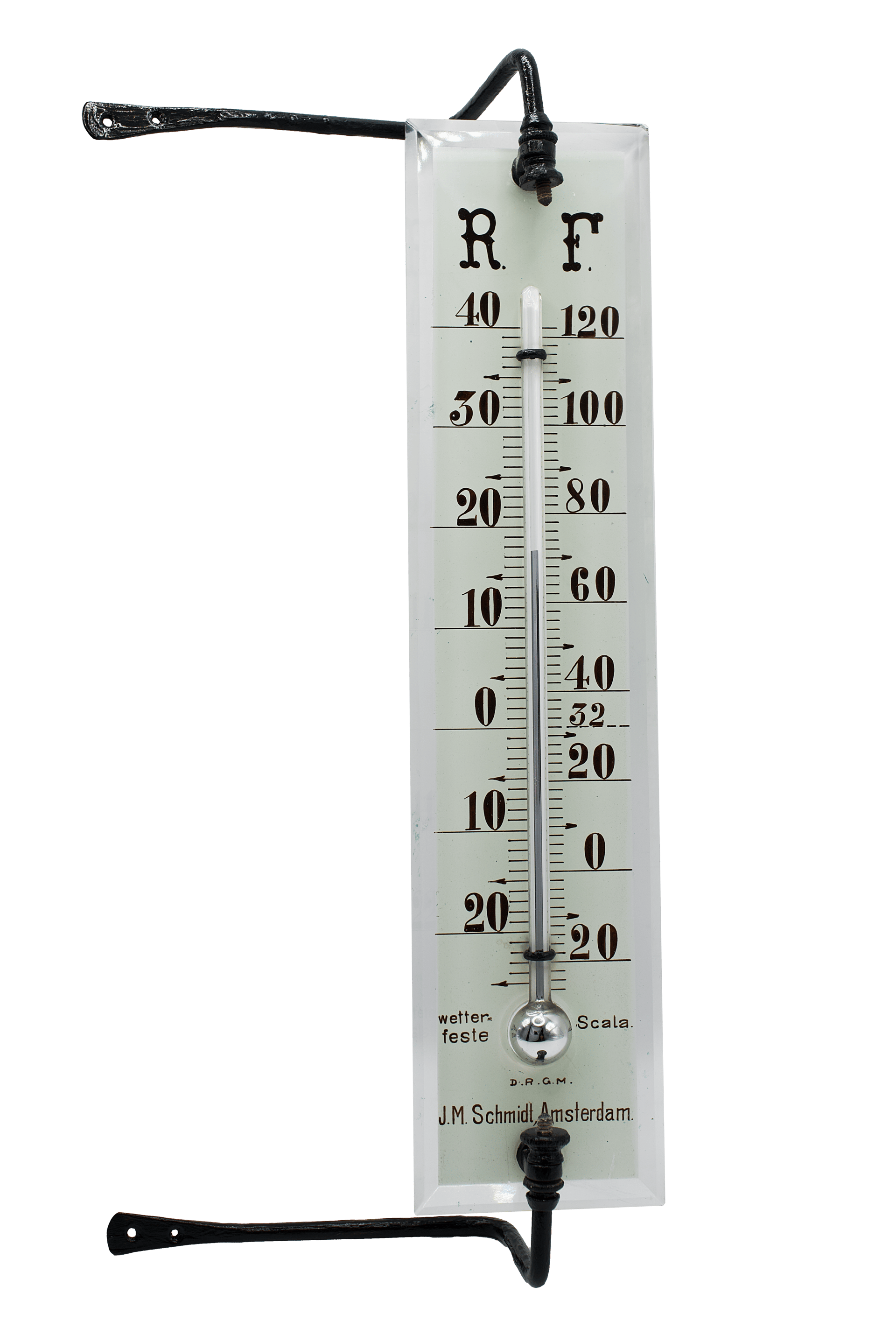 Crystal Outdoor Mercury Thermometer 