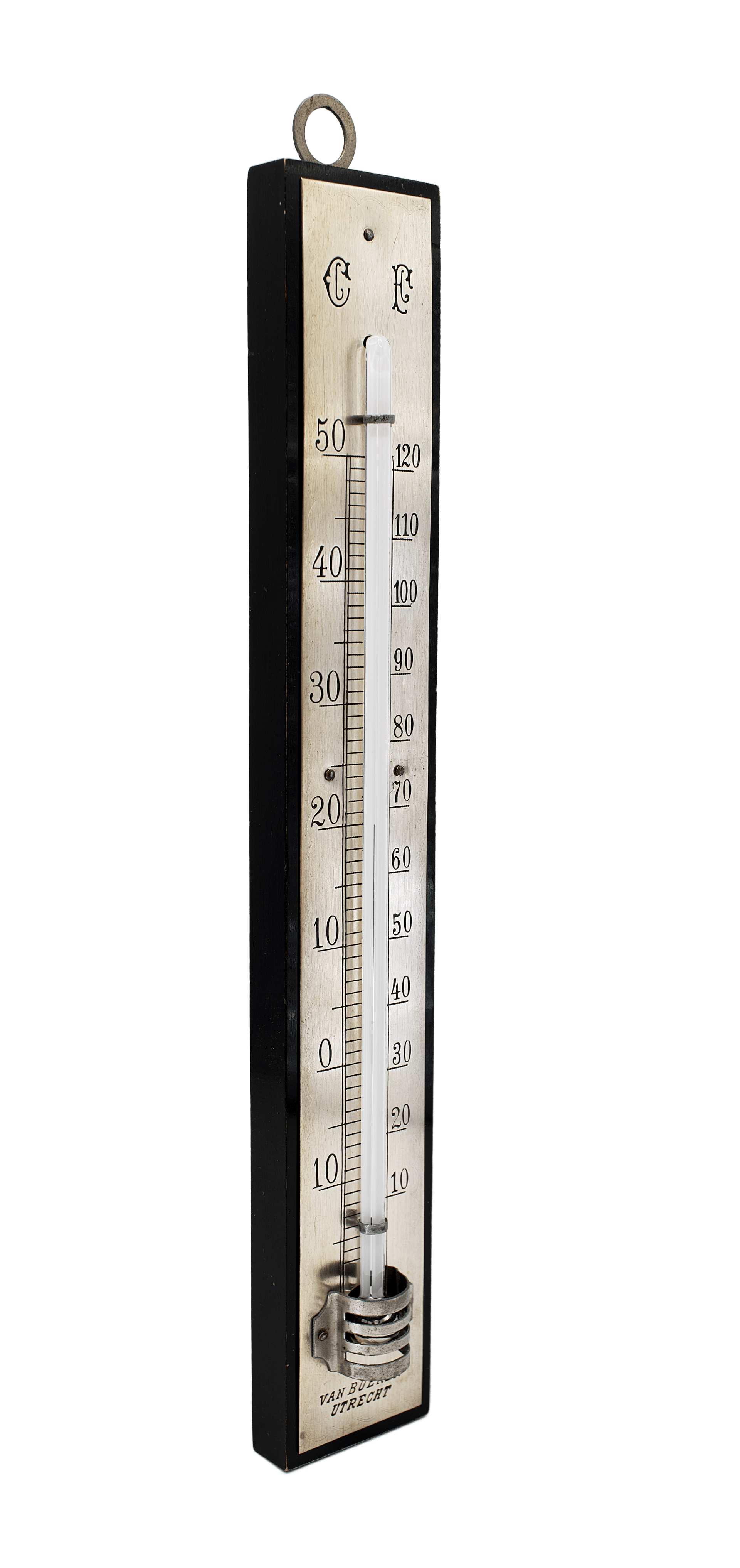  Ebony Case Mercury Thermometer