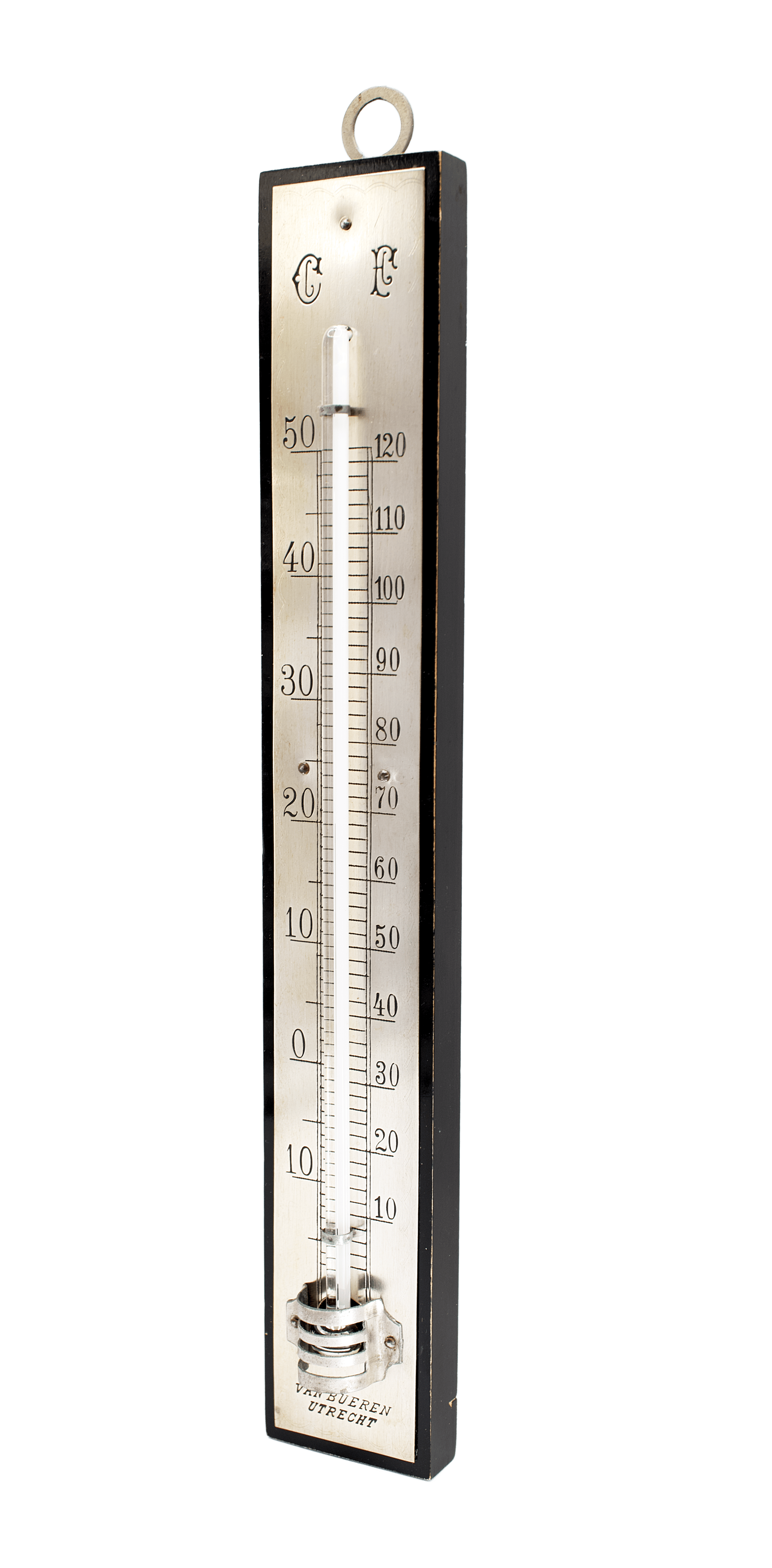  Ebony Case Mercury Thermometer