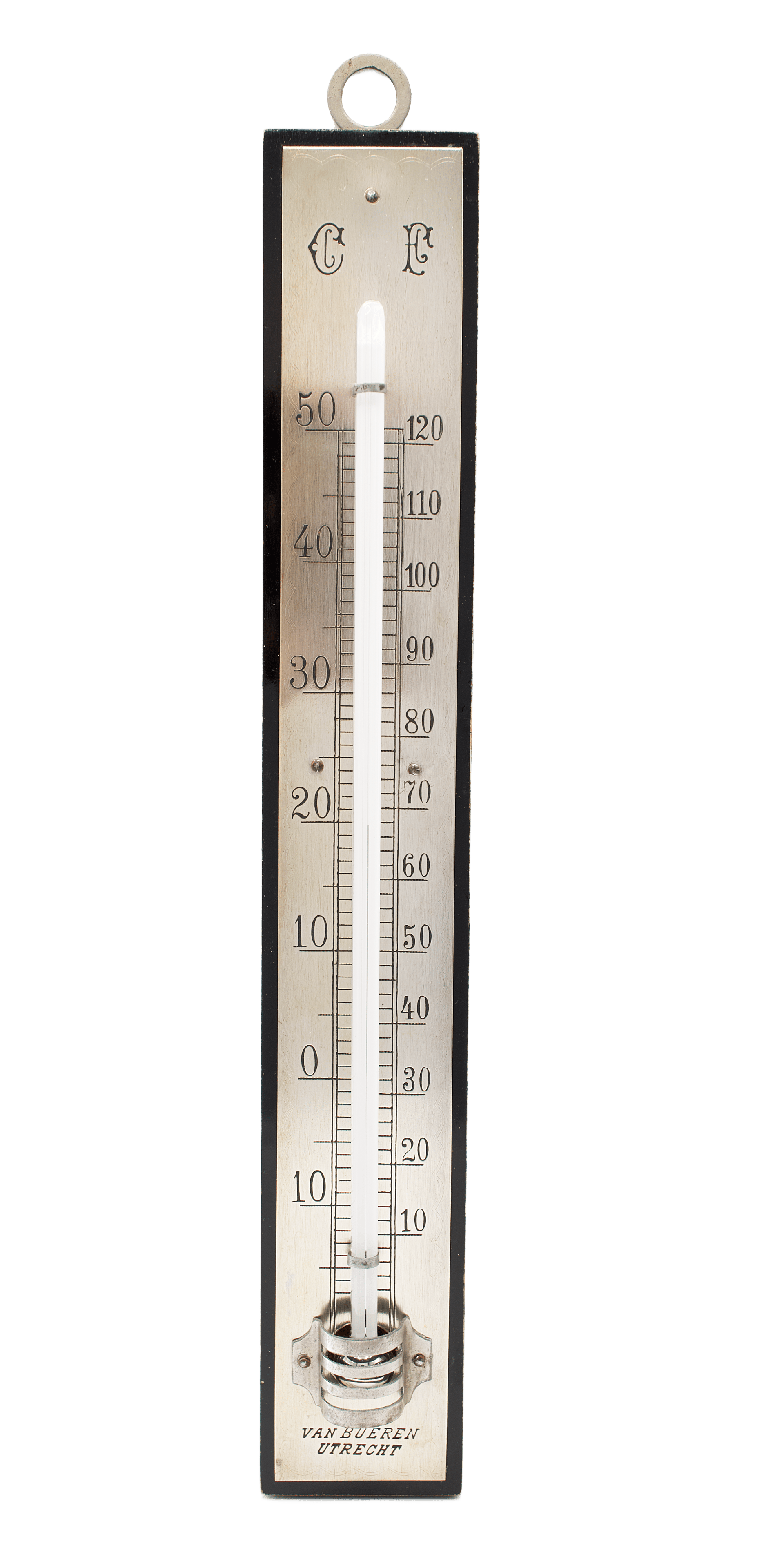  Ebony Case Mercury Thermometer