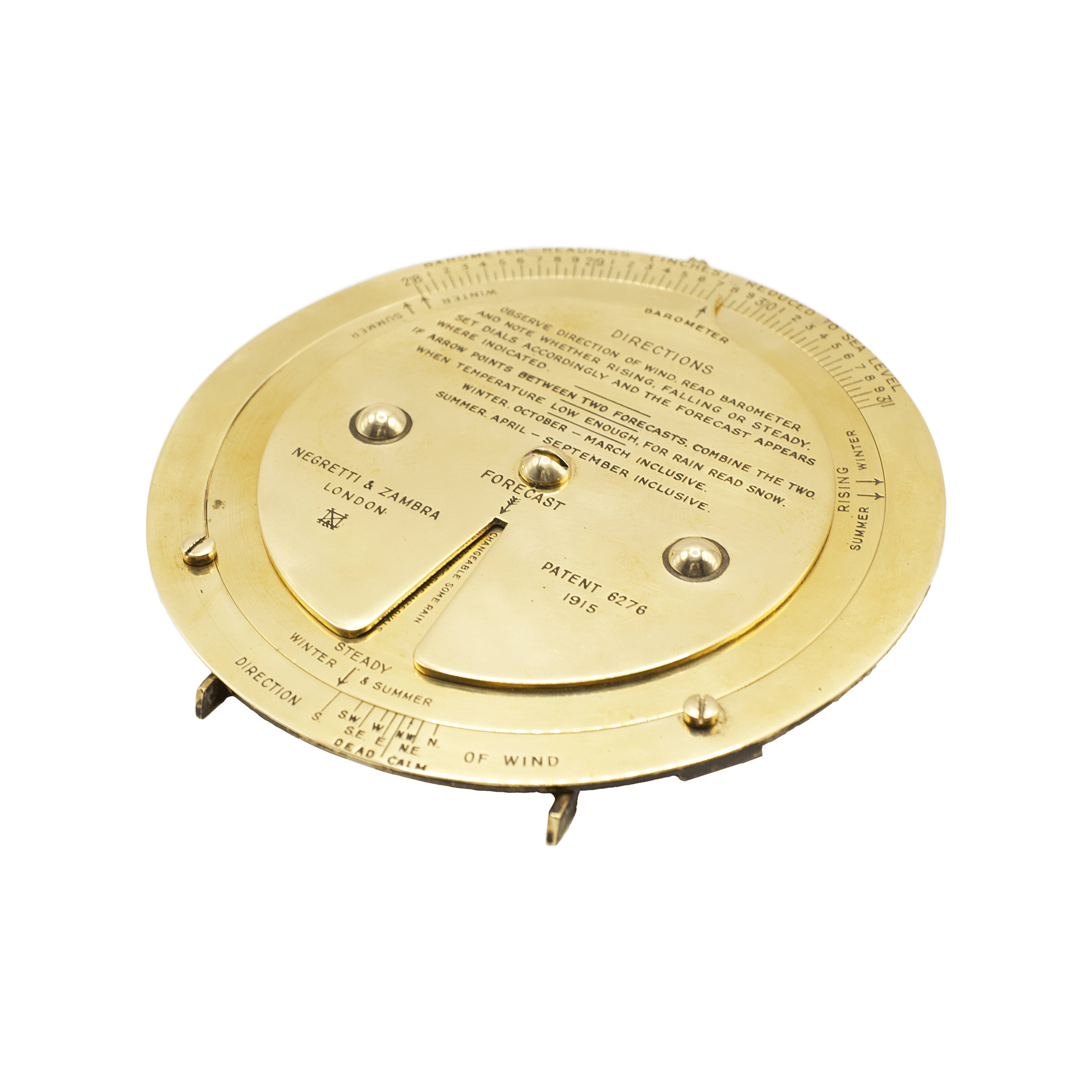 Brass Desk Weather Forecaster