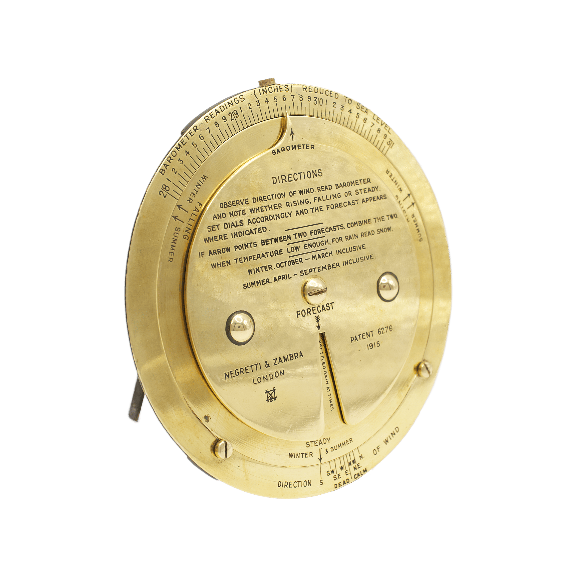 Brass Desk Weather Forecaster