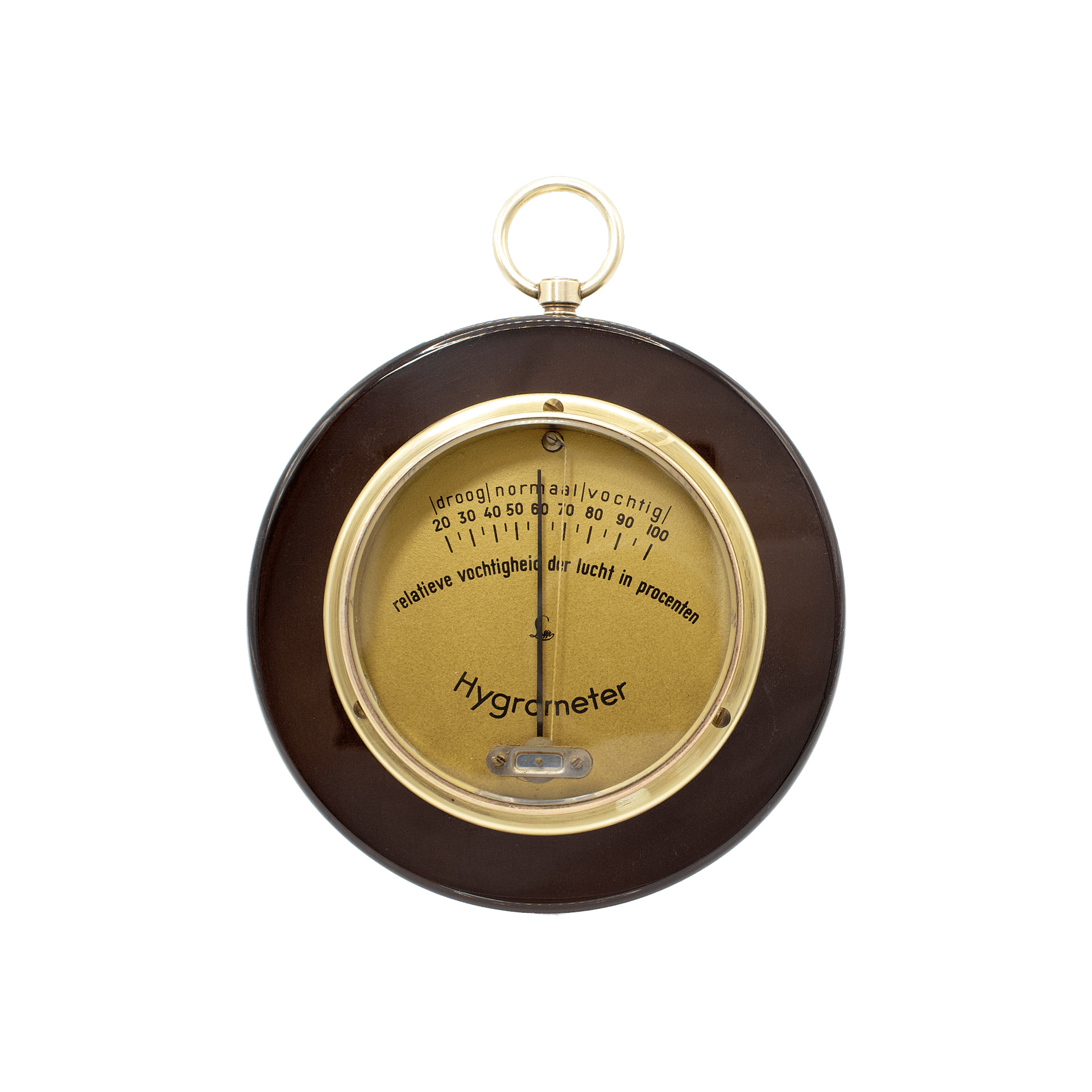 Art-Deco Wall Hair Hygrometer