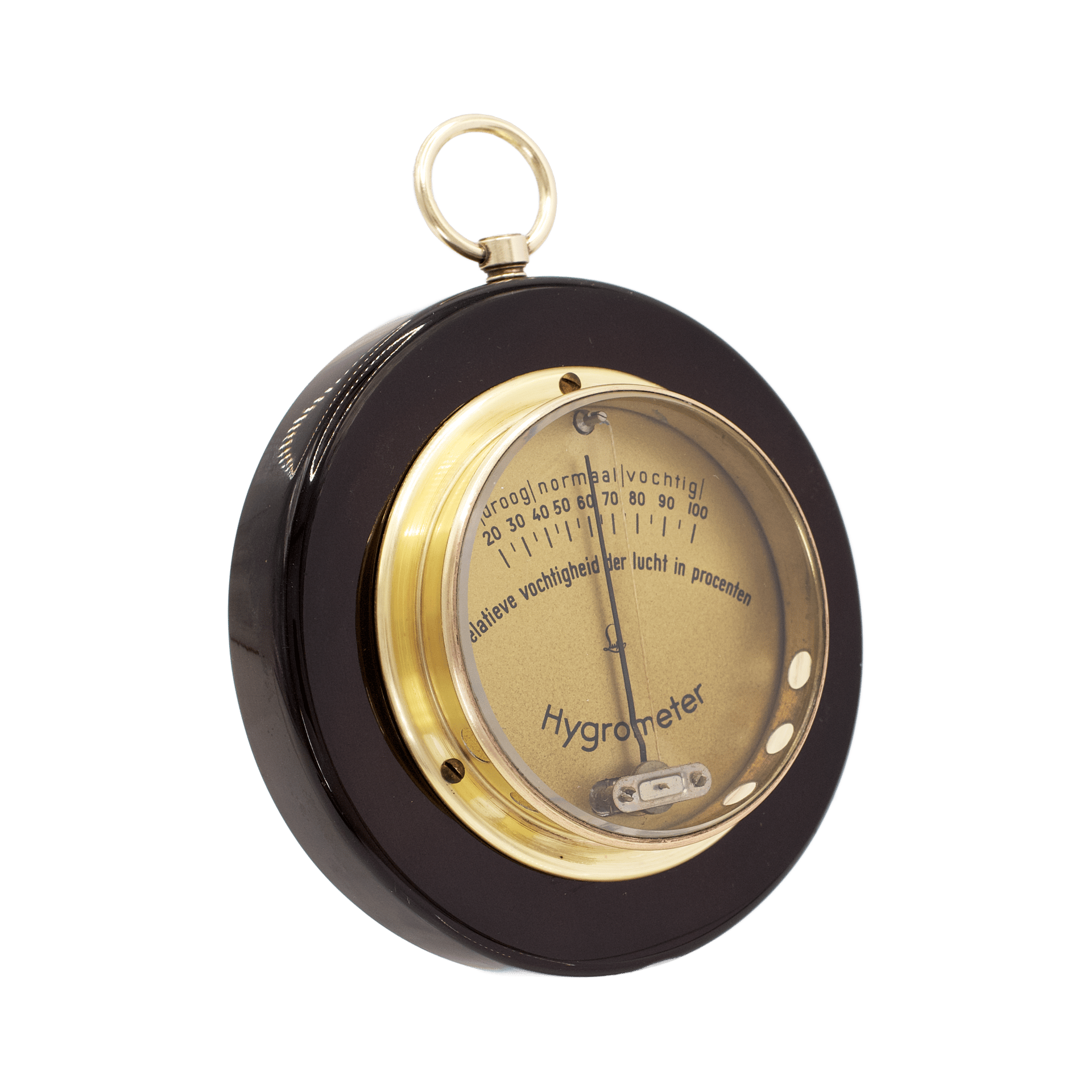 Art-Deco Wall Hair Hygrometer
