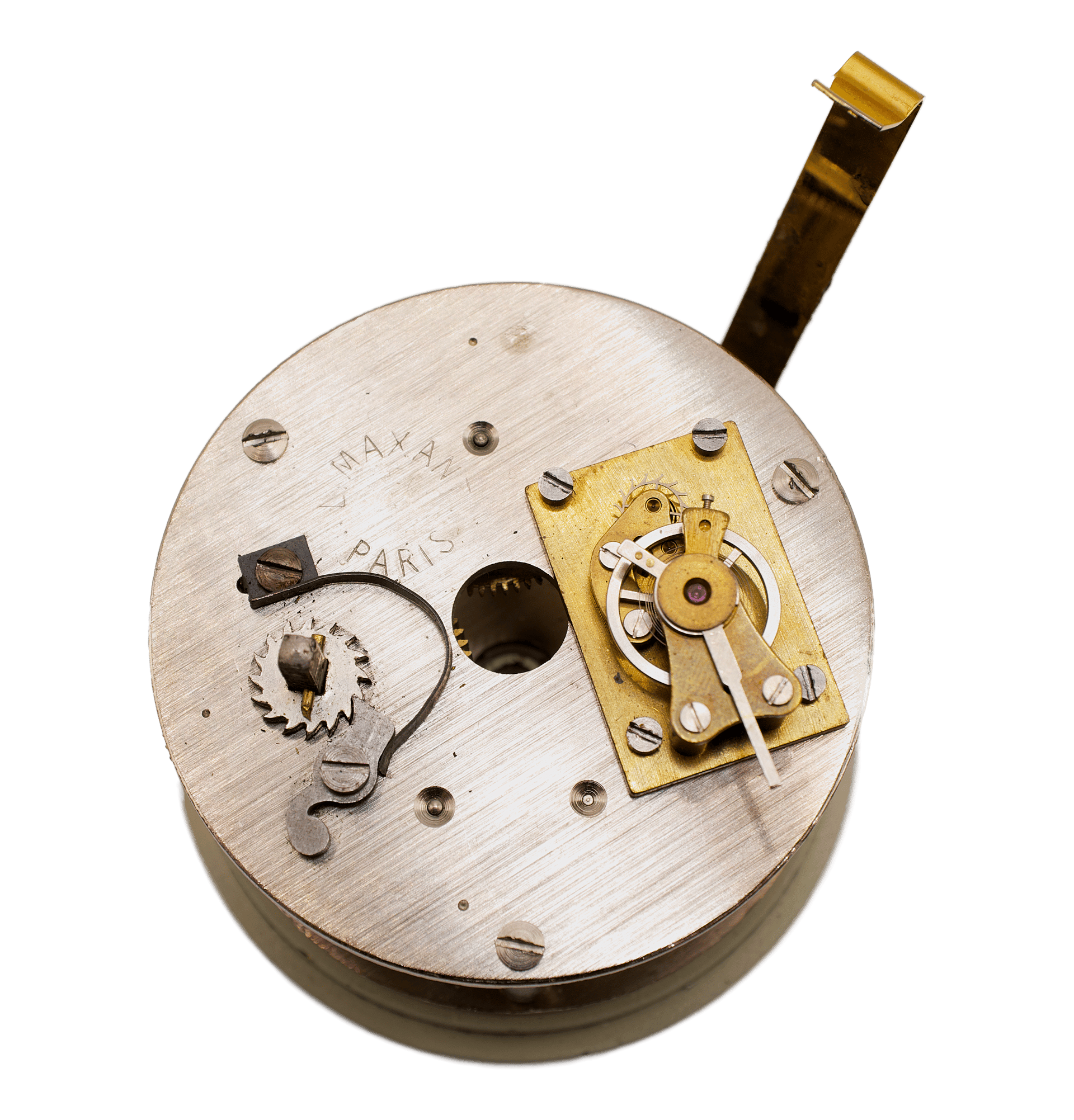 Glass Dome Cylindrical Barograph