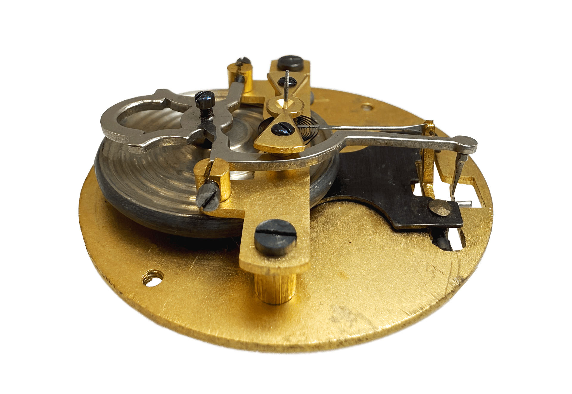 Nickel Plated Brass Pocket Barometer