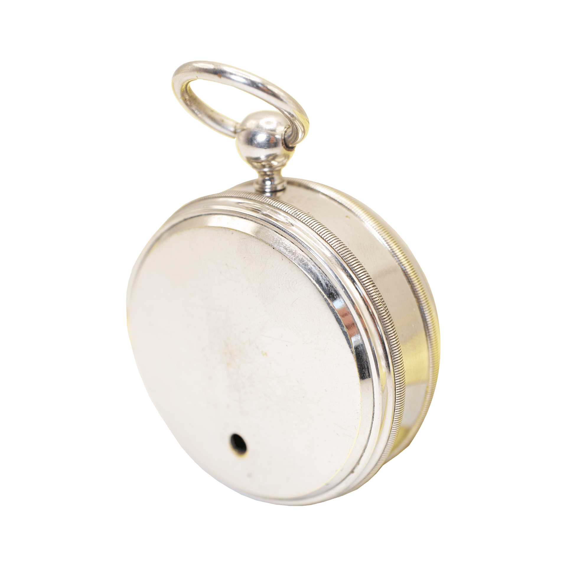 Nickel Plated Brass Pocket Barometer