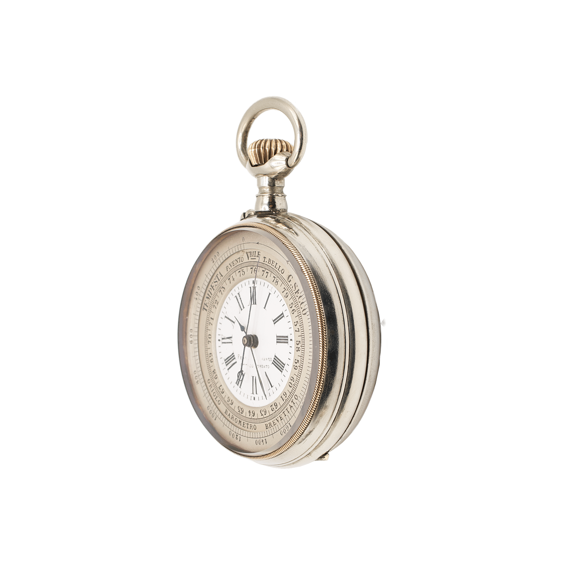 Pocket Barometric Timepiece