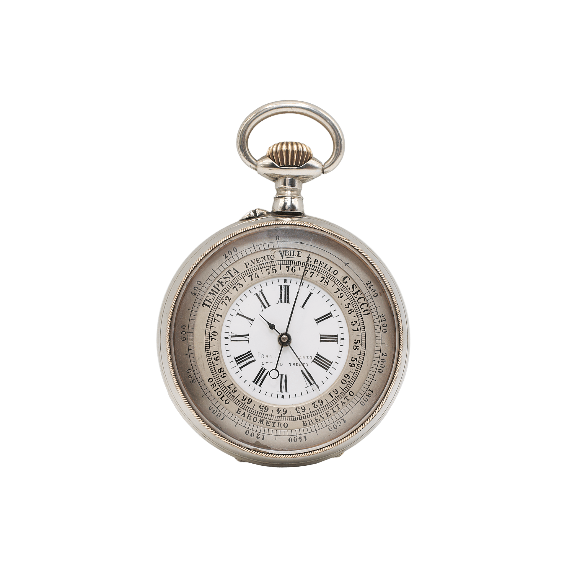 Pocket Barometric Timepiece