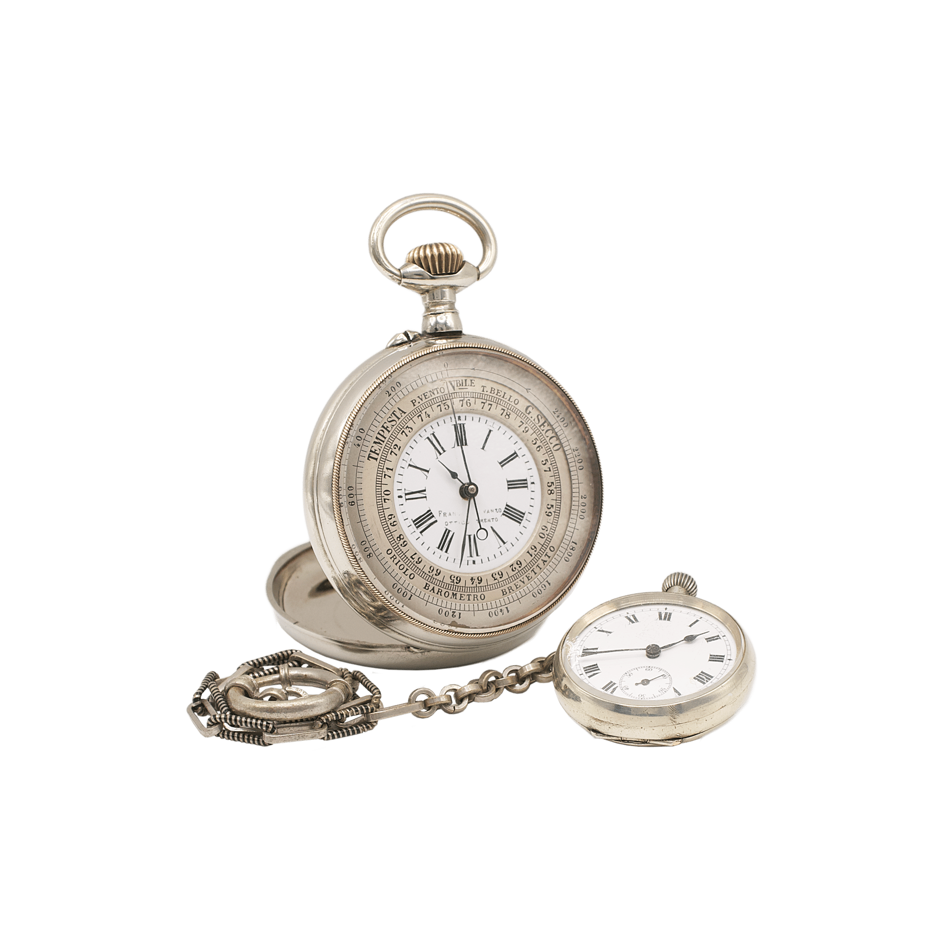 Pocket Barometric Timepiece