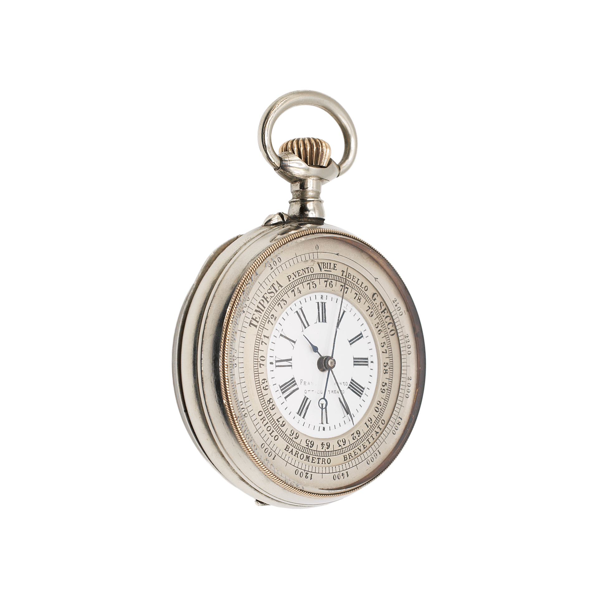 Pocket Barometric Timepiece