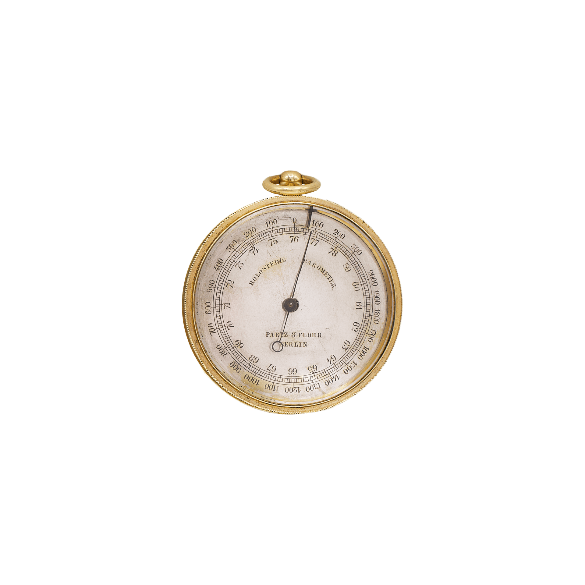 Barrel-cased pocket barometer