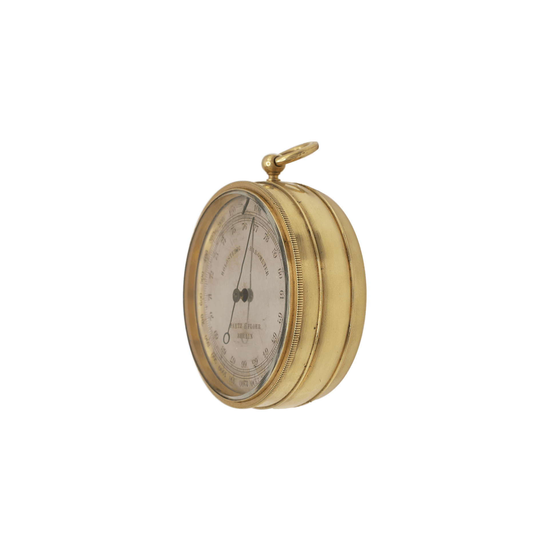Barrel-cased pocket barometer