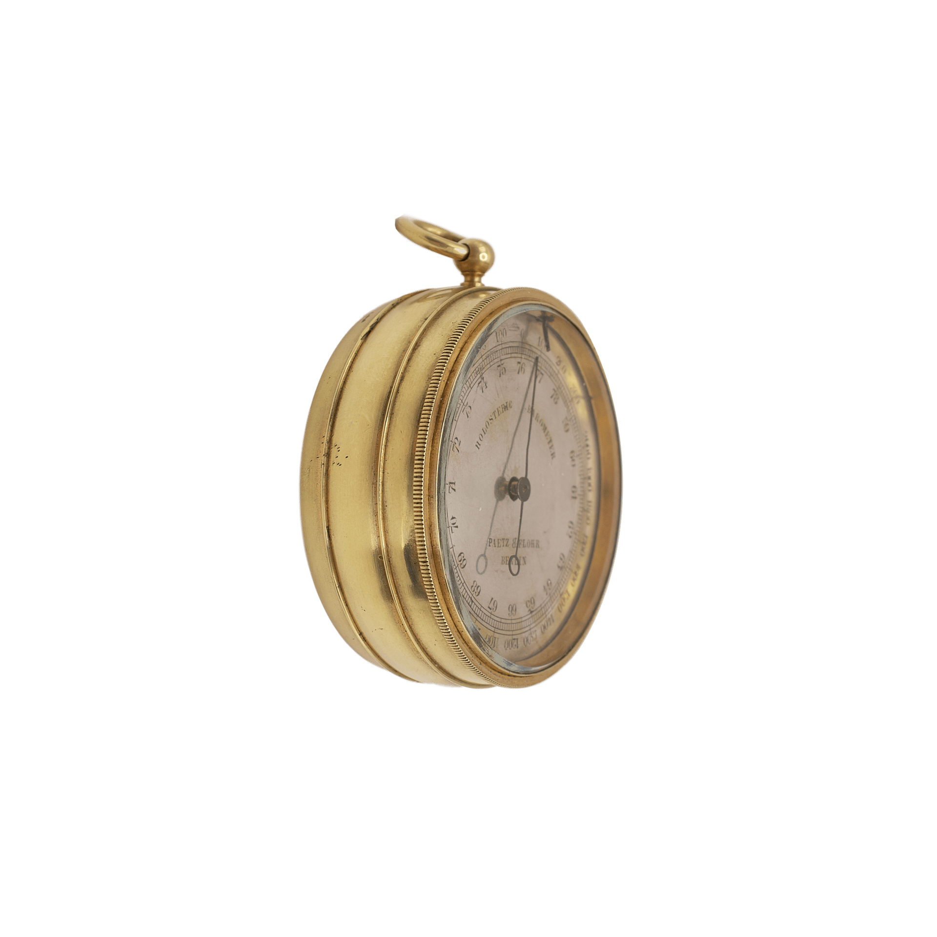Barrel-cased pocket barometer