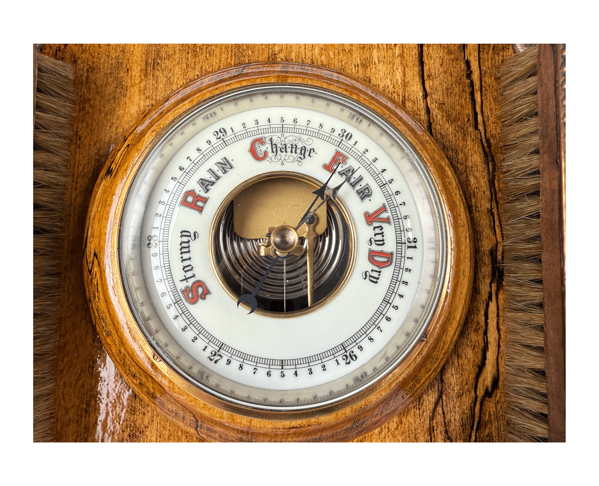 Victorian hallway barometer