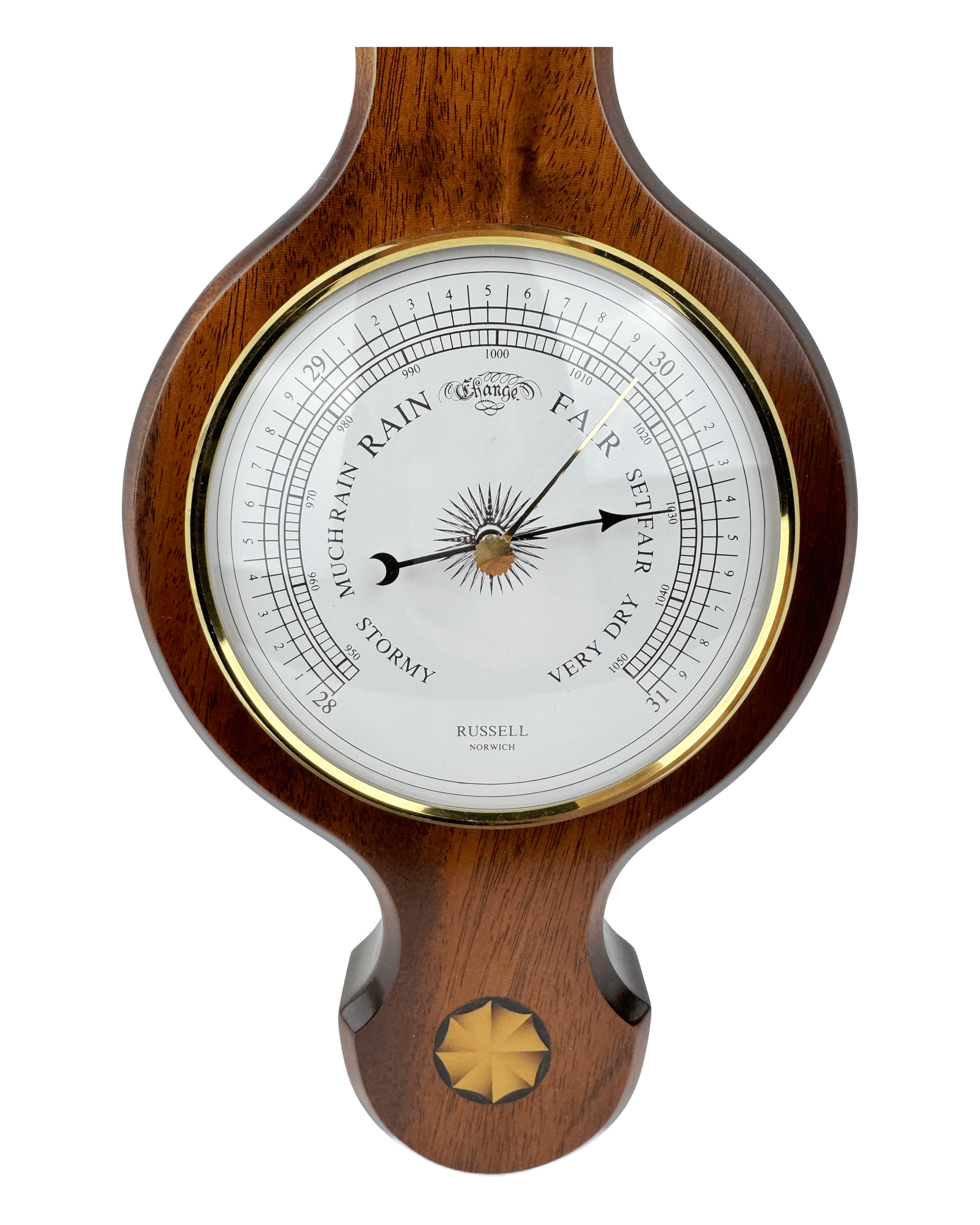 Russell Mahogany Barometer