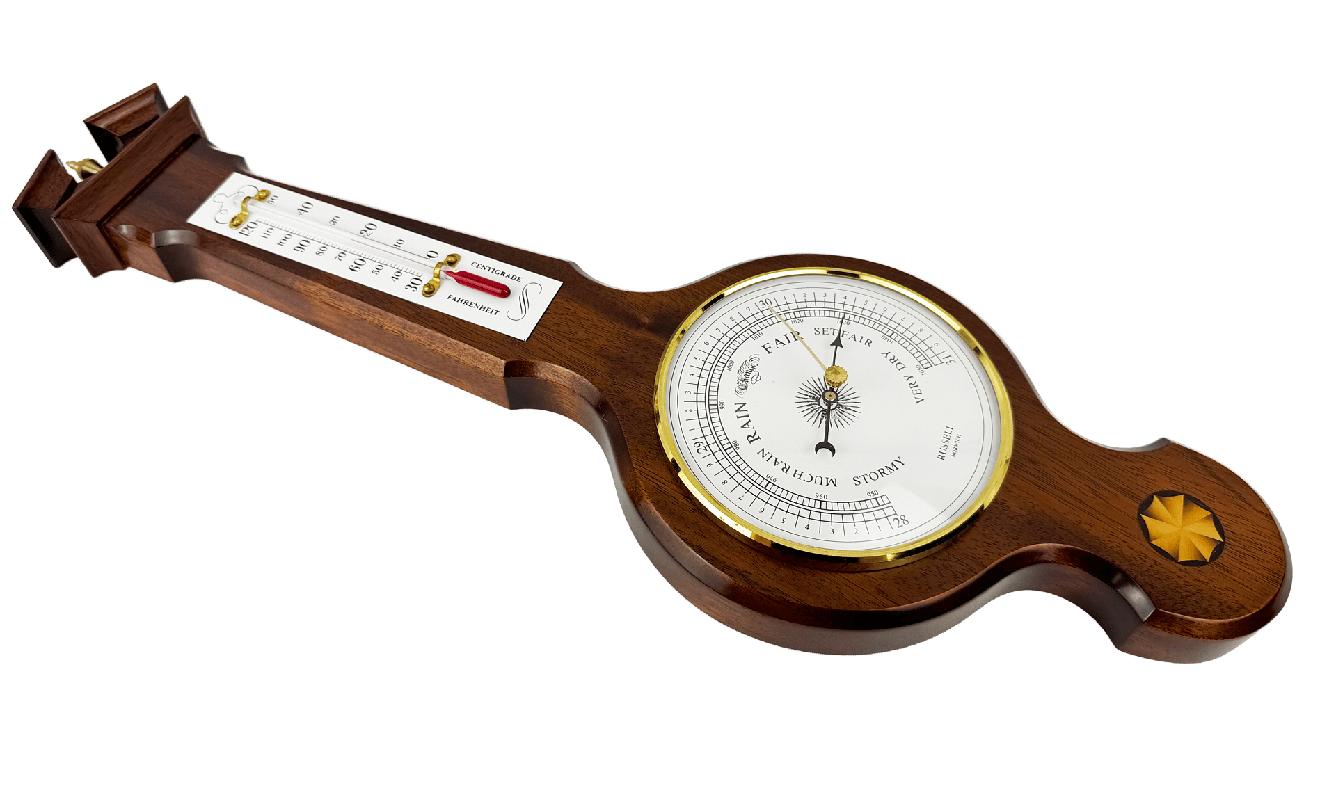 Russell Mahogany Barometer