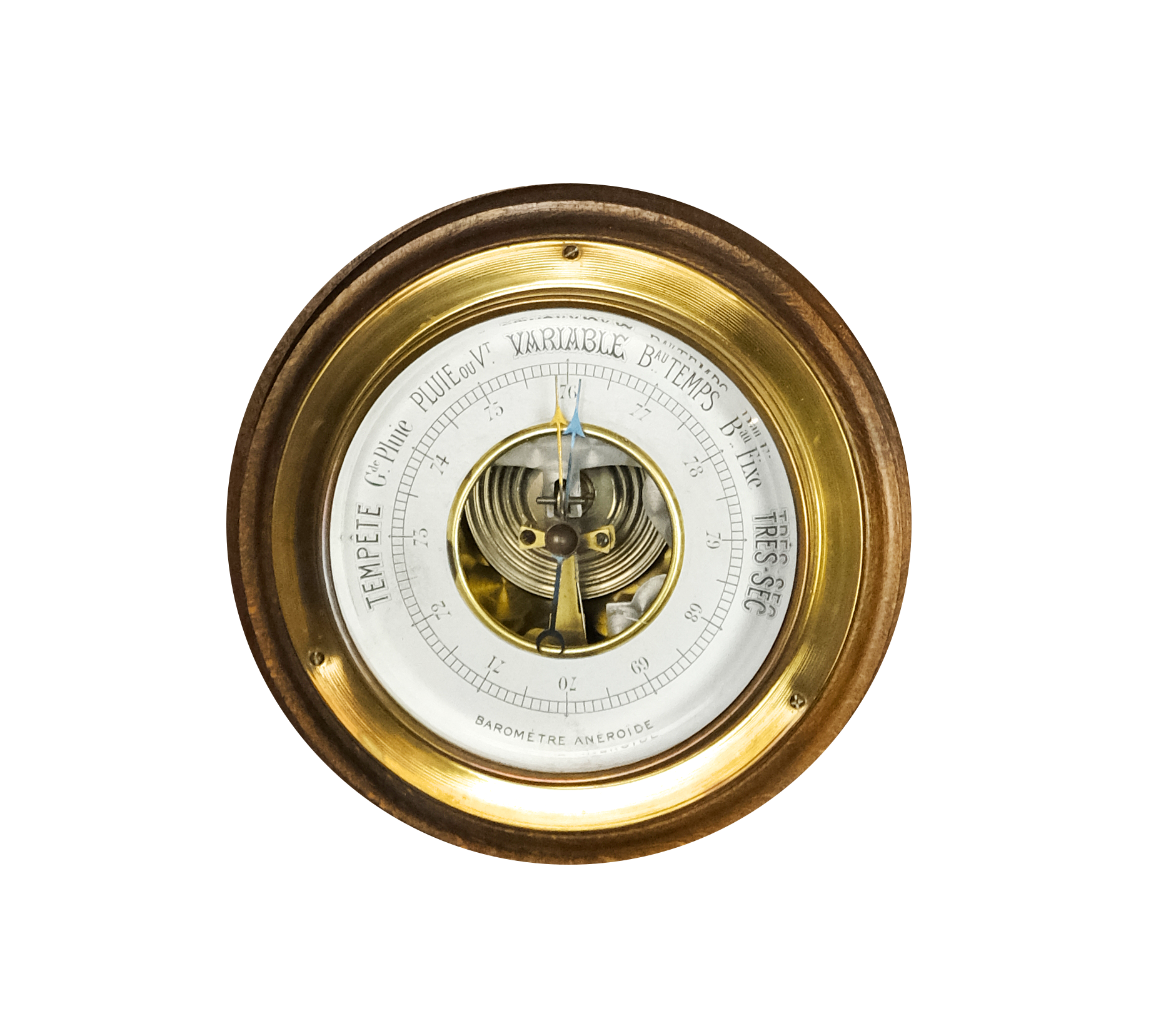Henry II Style Carved Barometer