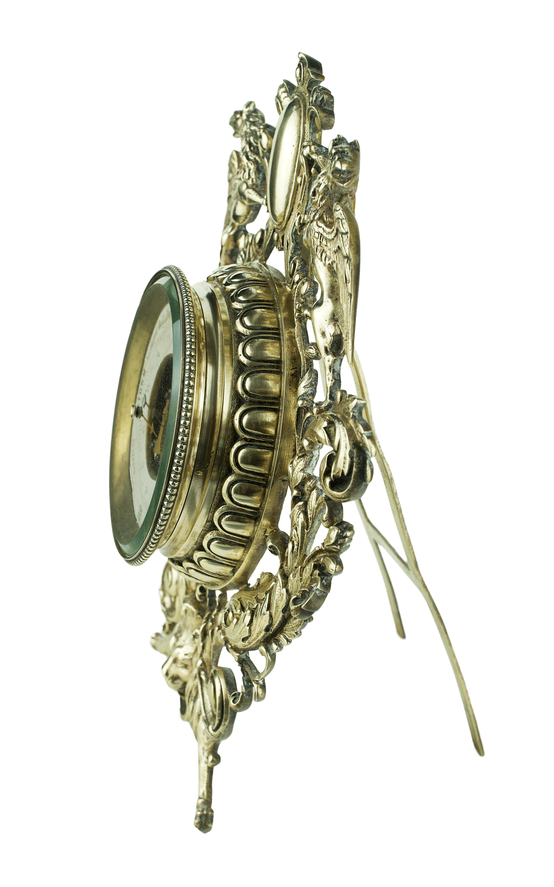 Baroque Revival aneroid barometer