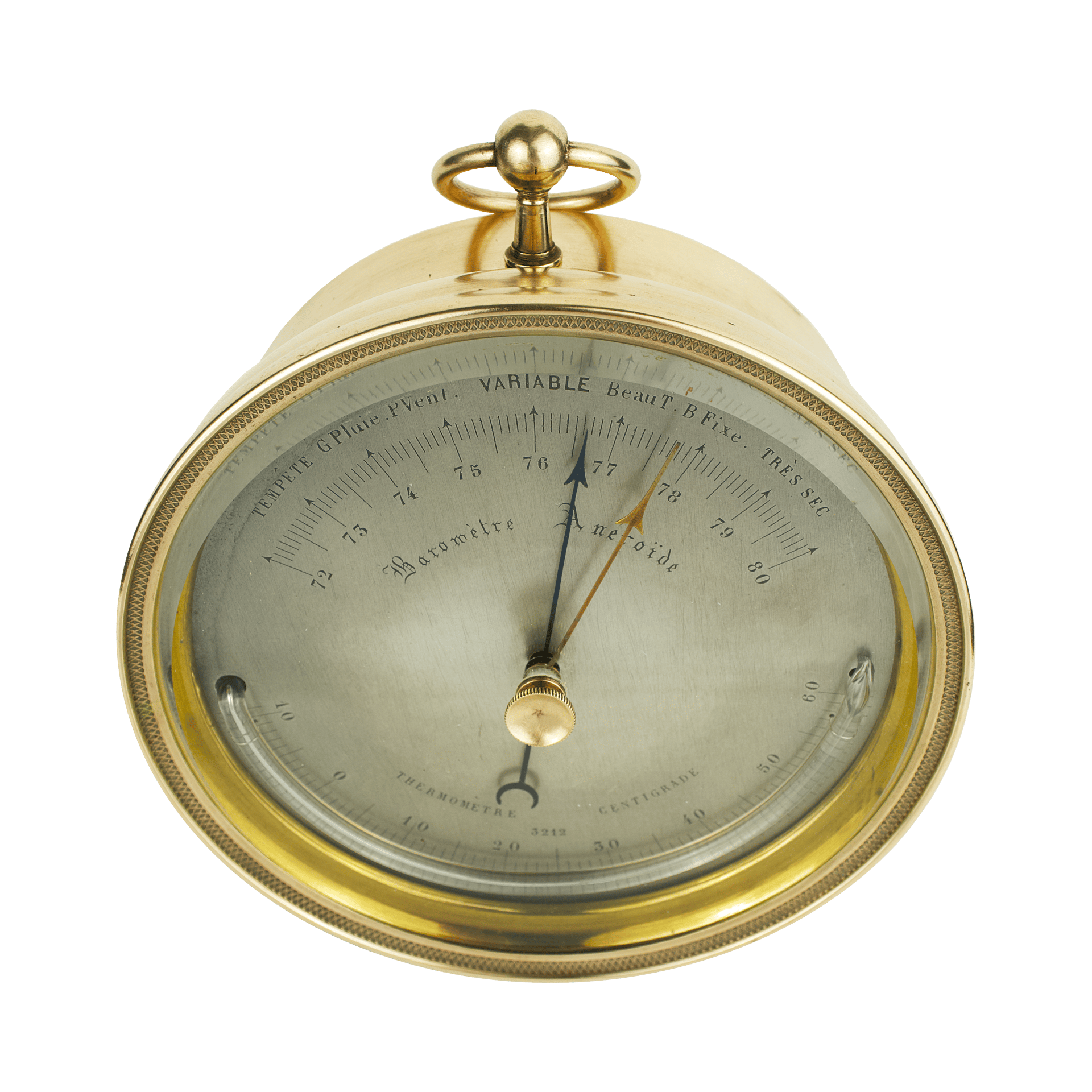Very early aneroid barometer