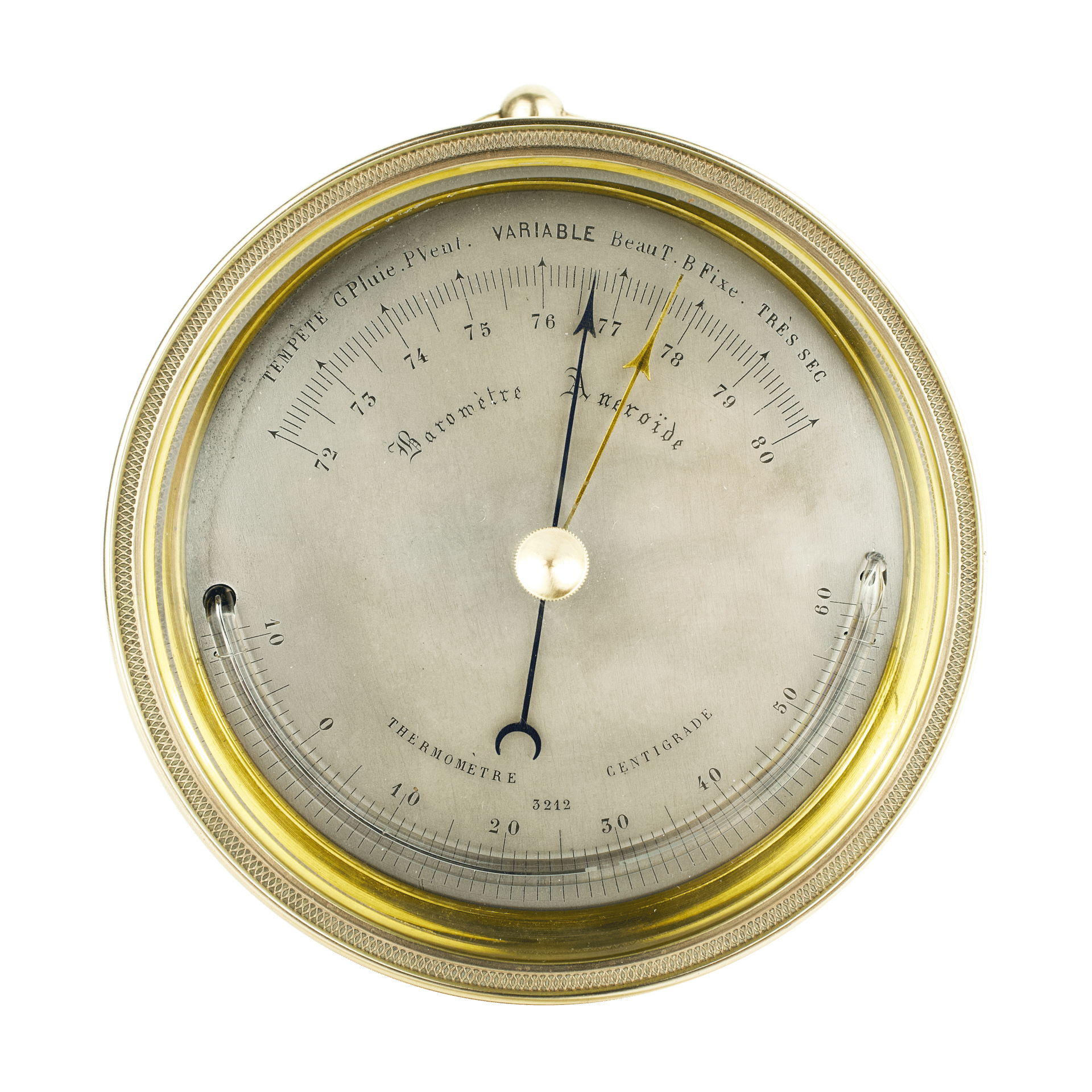 Very early aneroid barometer