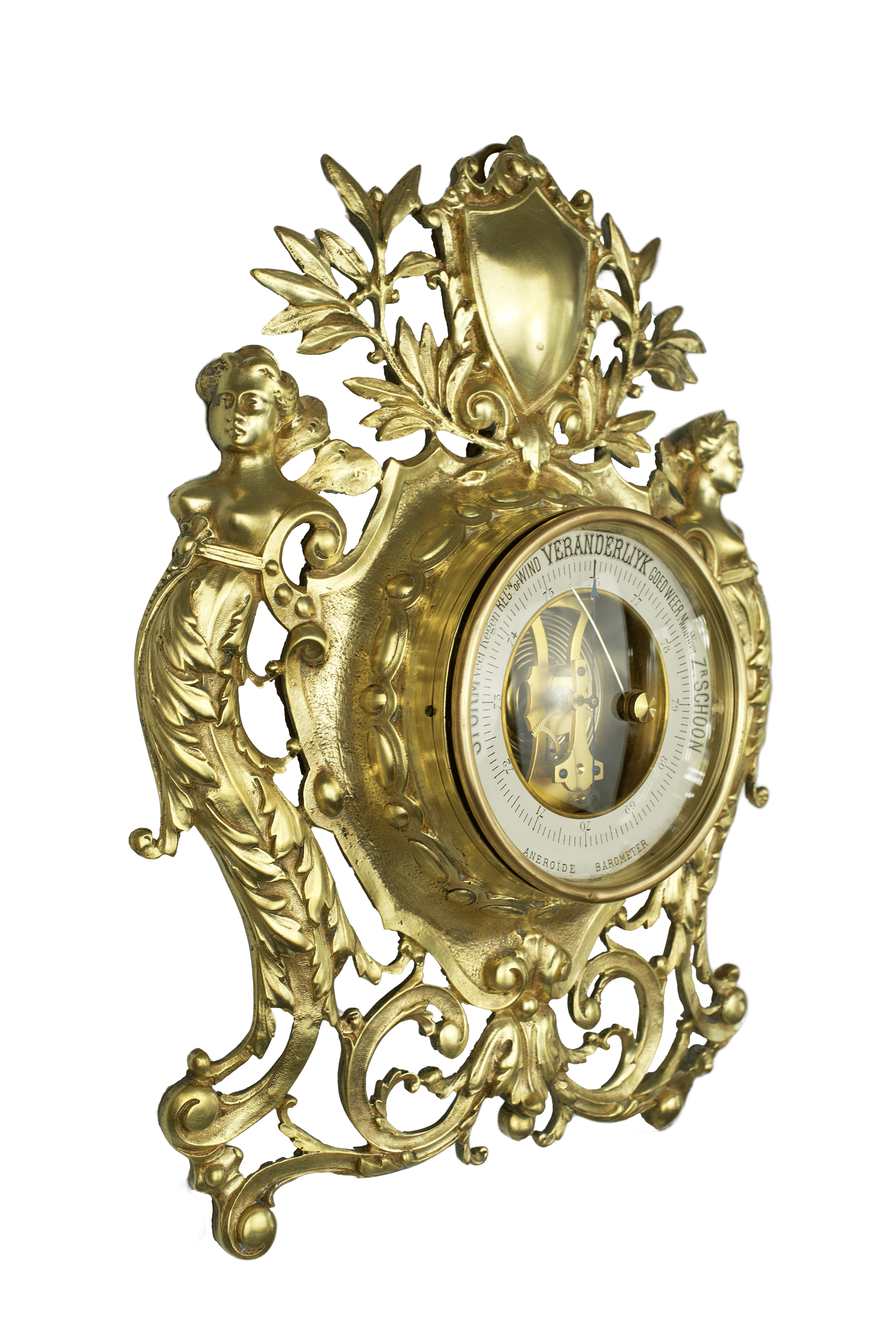 Caryatid Mounts Barometer