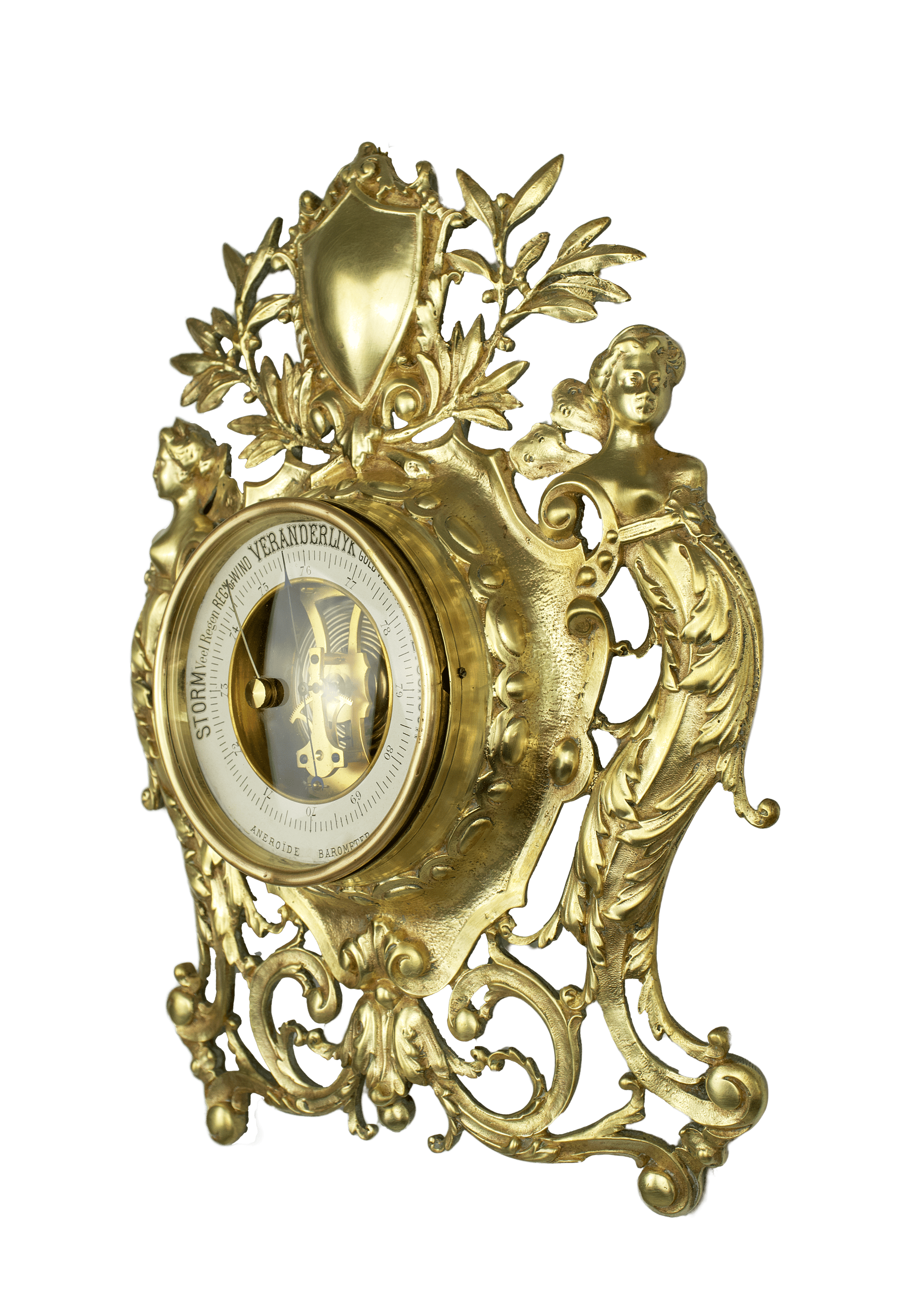 Caryatid Mounts Barometer