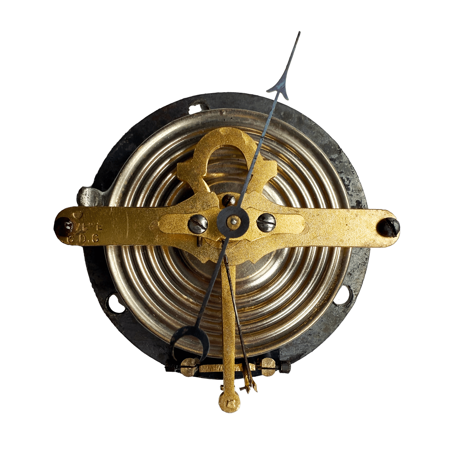 Grotesque Green Man Aneroid Barometer